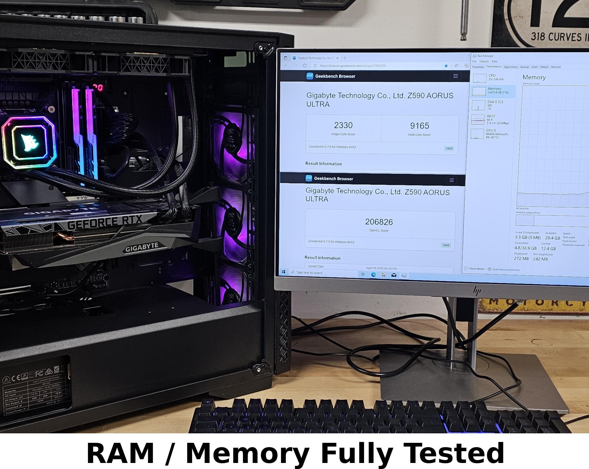 32GB DDR4 (2x16GB) RAM CL16 3200MT/s G.Skill Trident Z RGB