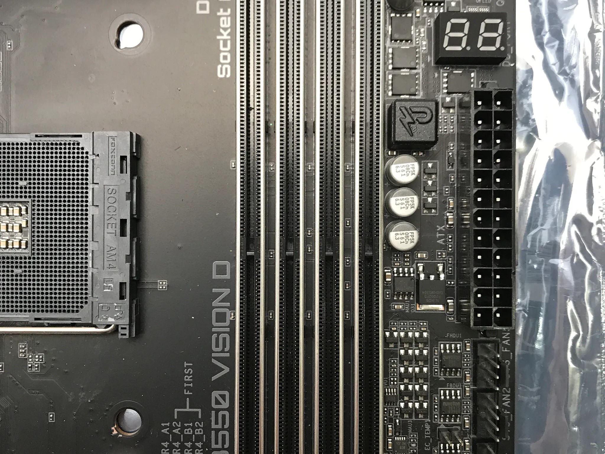 GIGABYTE B550 Vision D AM4, AMD Motherboard | Tested & works