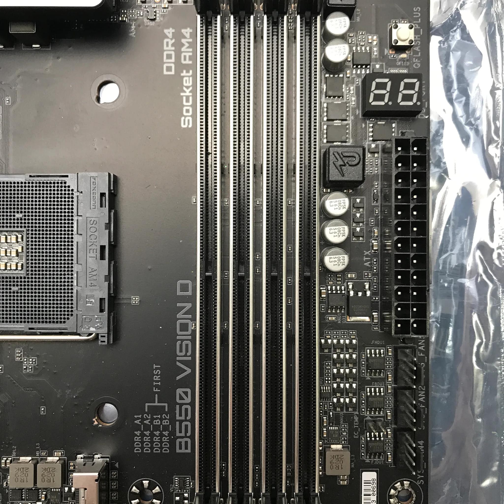 GIGABYTE B550 Vision D AM4, AMD Motherboard | Tested & works
