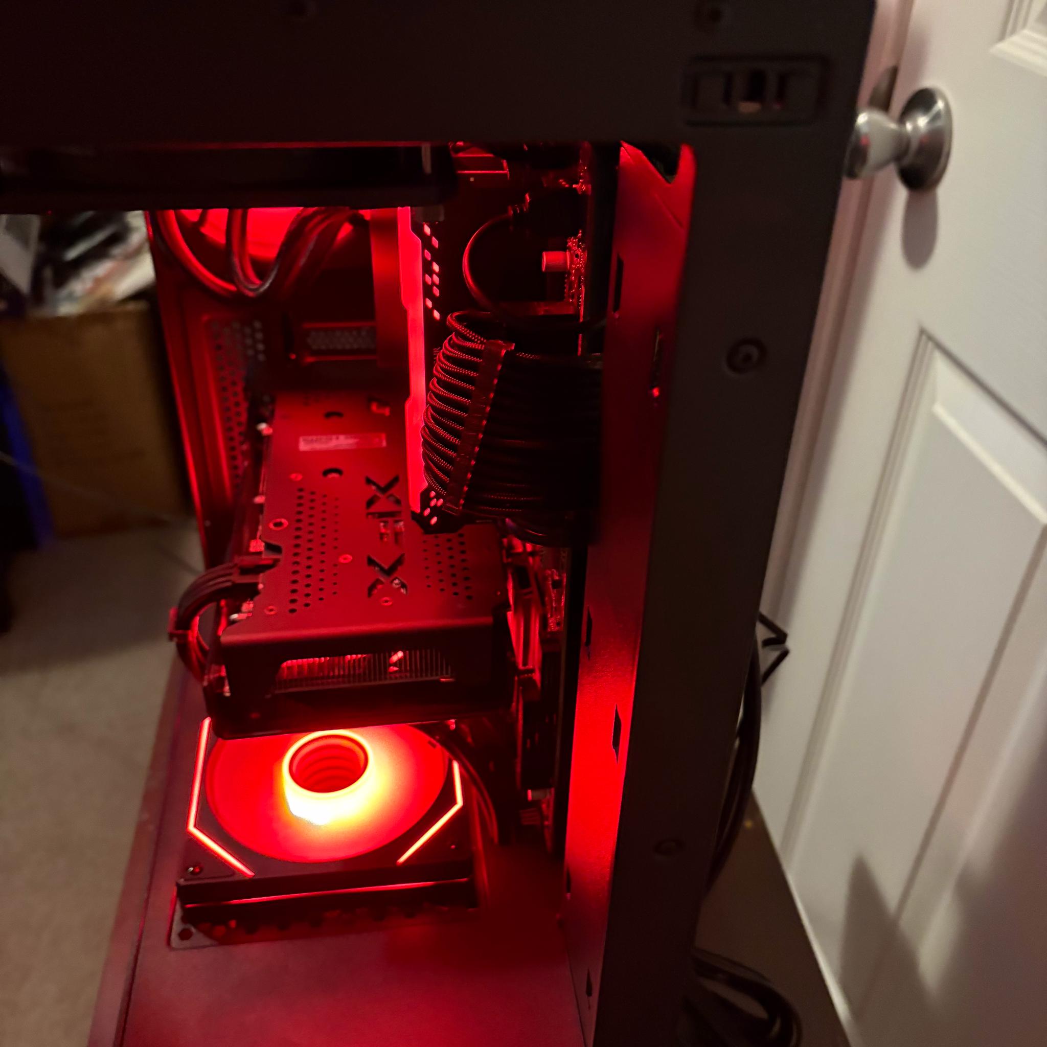 1080p Gaming pc /i7-11700kf/xfx-7600/32gb Ram/Atlas E1 Case