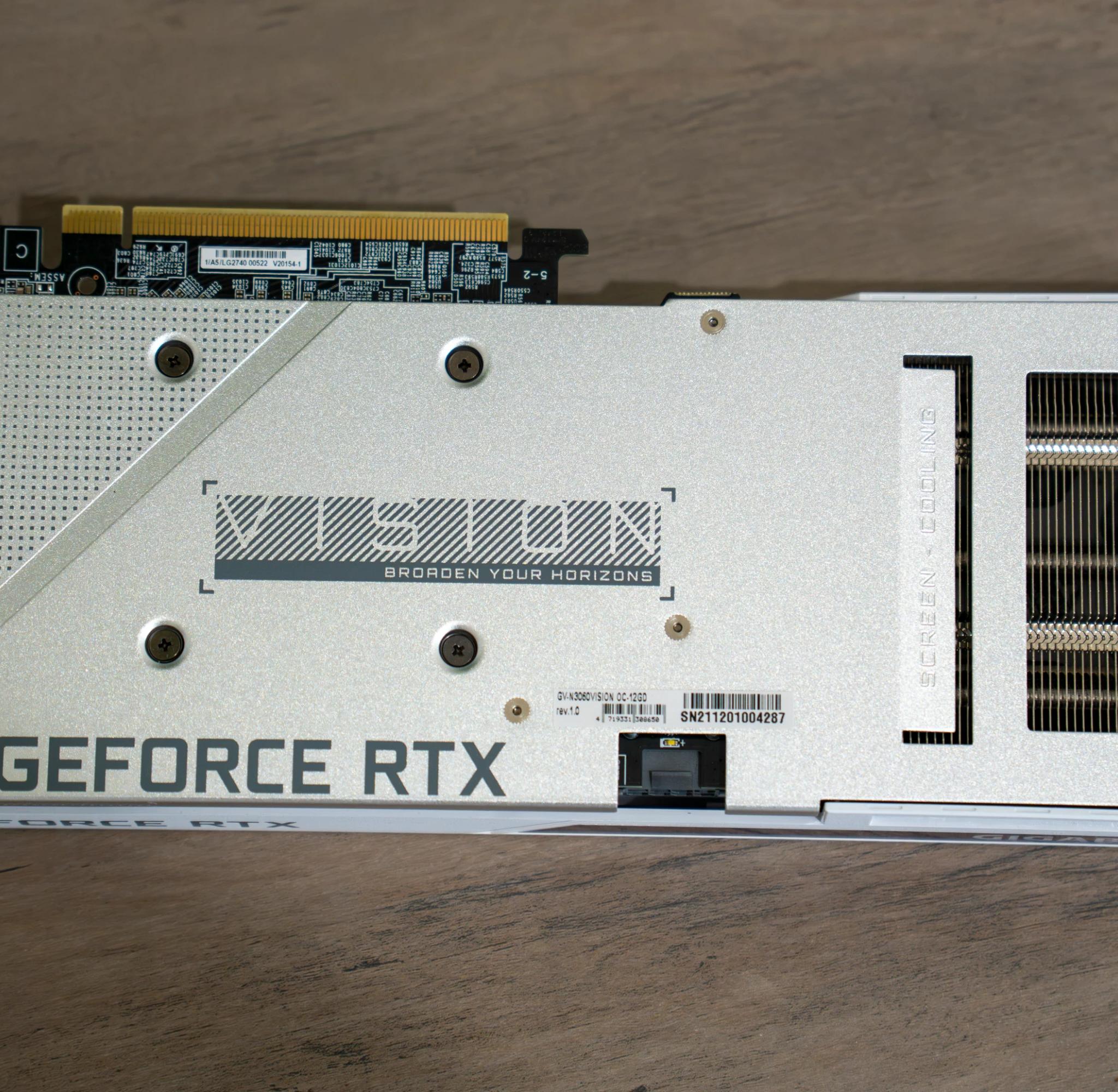 GIGABYTE Vision OC GeForce RTX 3060 12GB