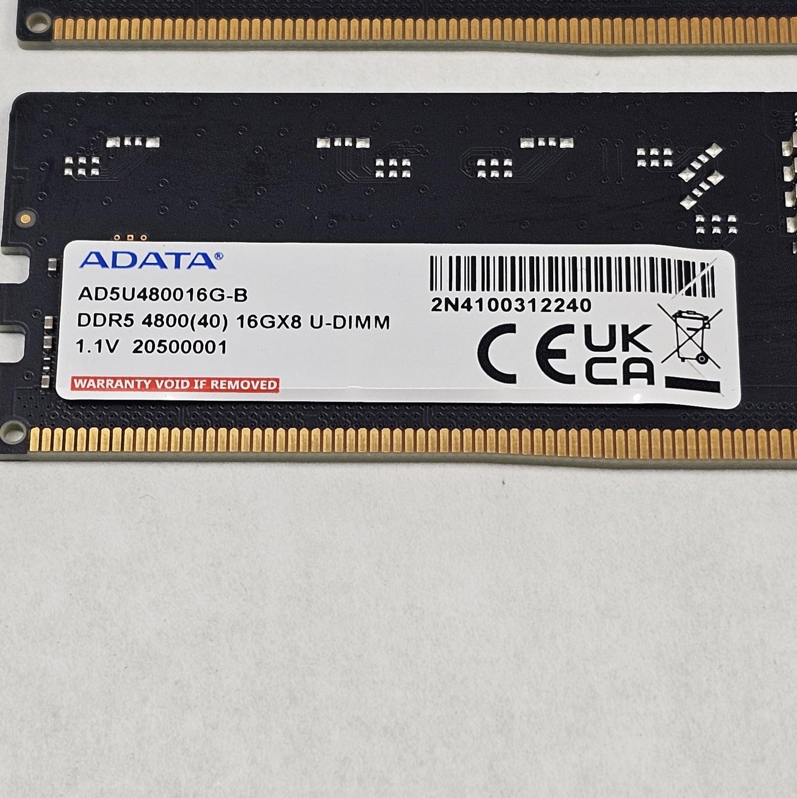 32GB DDR5 (2x16GB) CL40 4800MT/s ADATA
