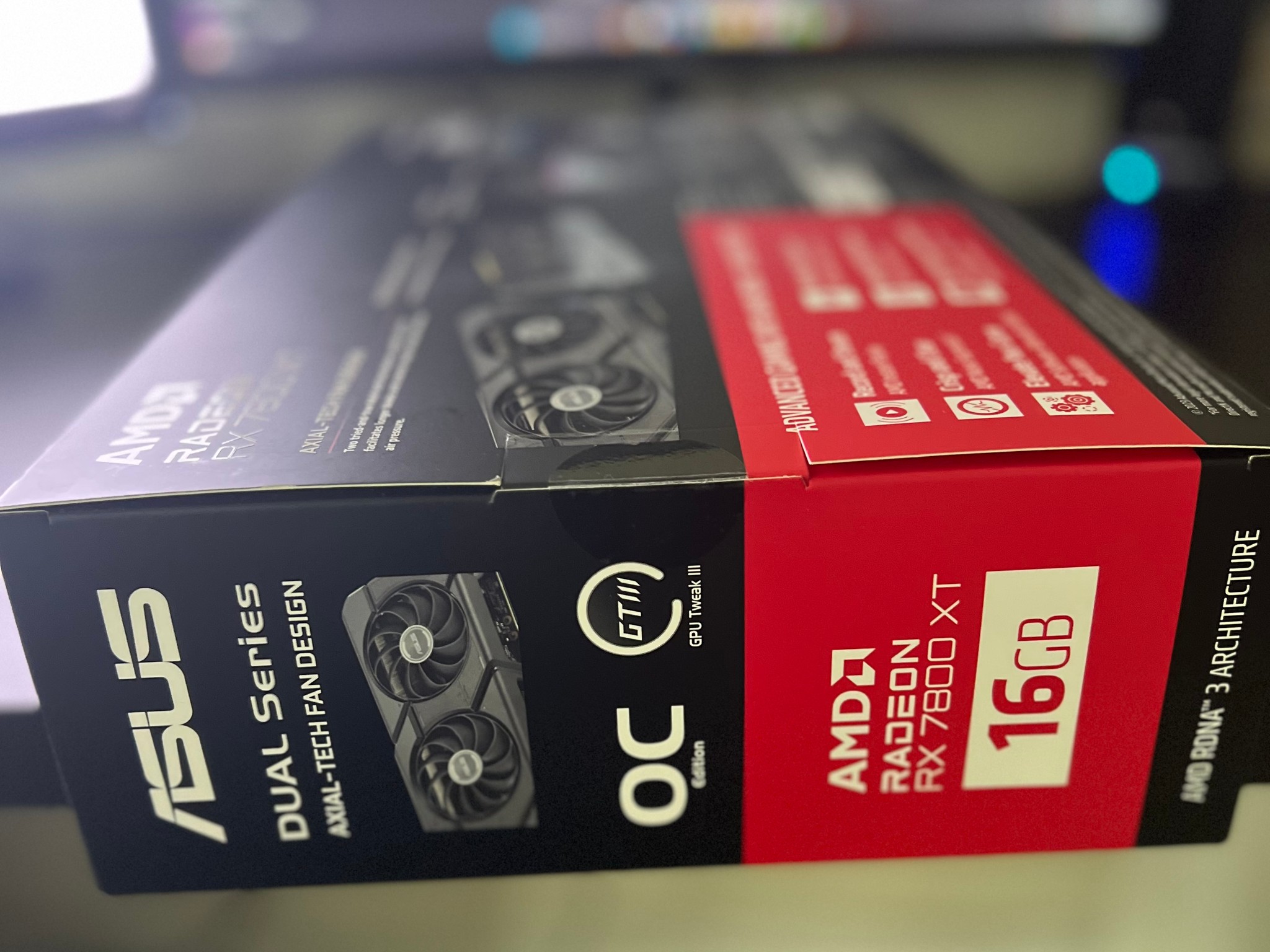 ASUS RX 7800 XT Dual Radeon OC Edition 16GB GDDR6