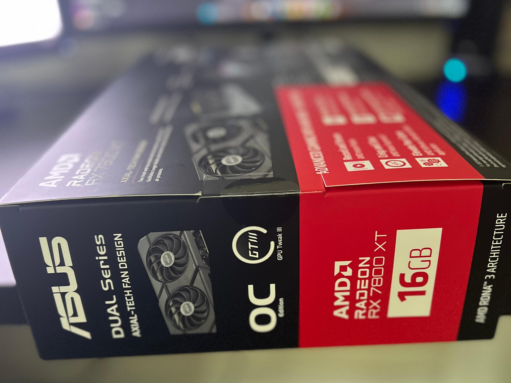ASUS RX 7800 XT Dual Radeon OC Edition 16GB GDDR6