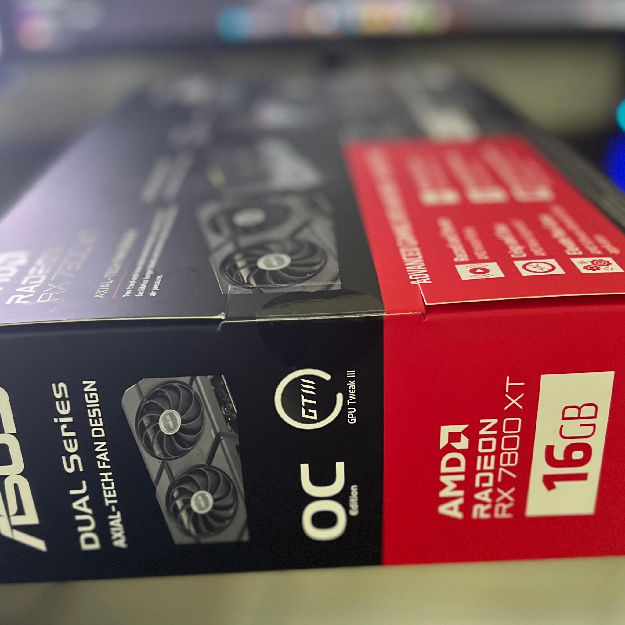 ASUS RX 7800 XT Dual Radeon OC Edition 16GB GDDR6