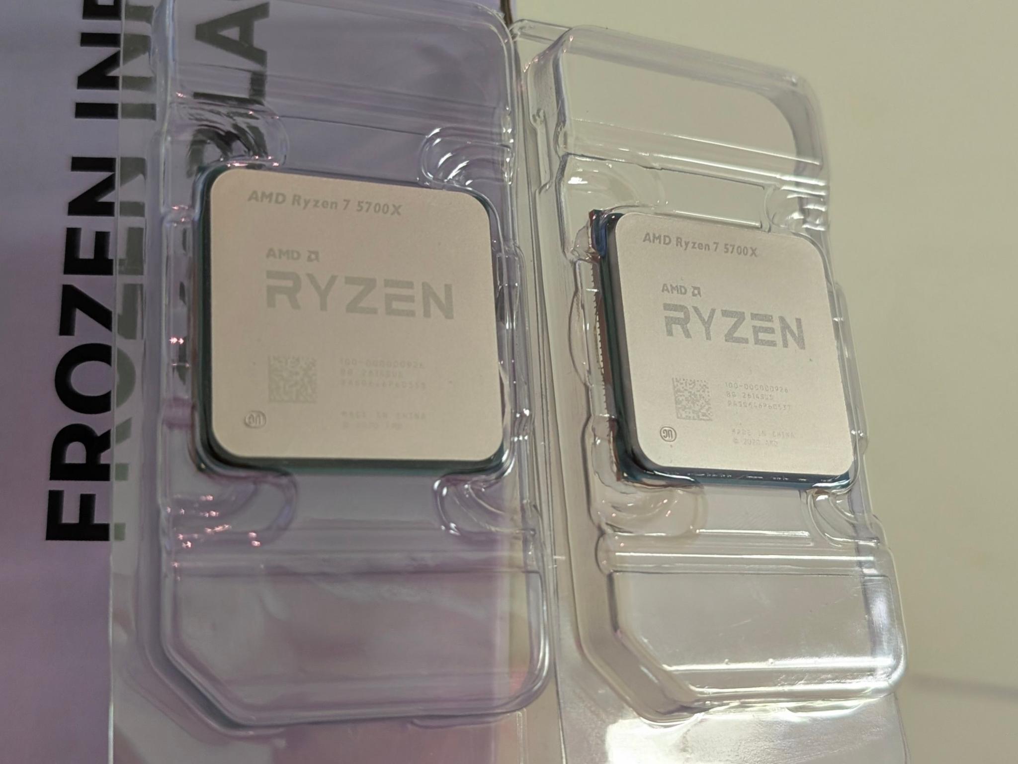 AMD Ryzen 7 5700X, 8C/16T CPU, 3.4 GHz, Socket AM4