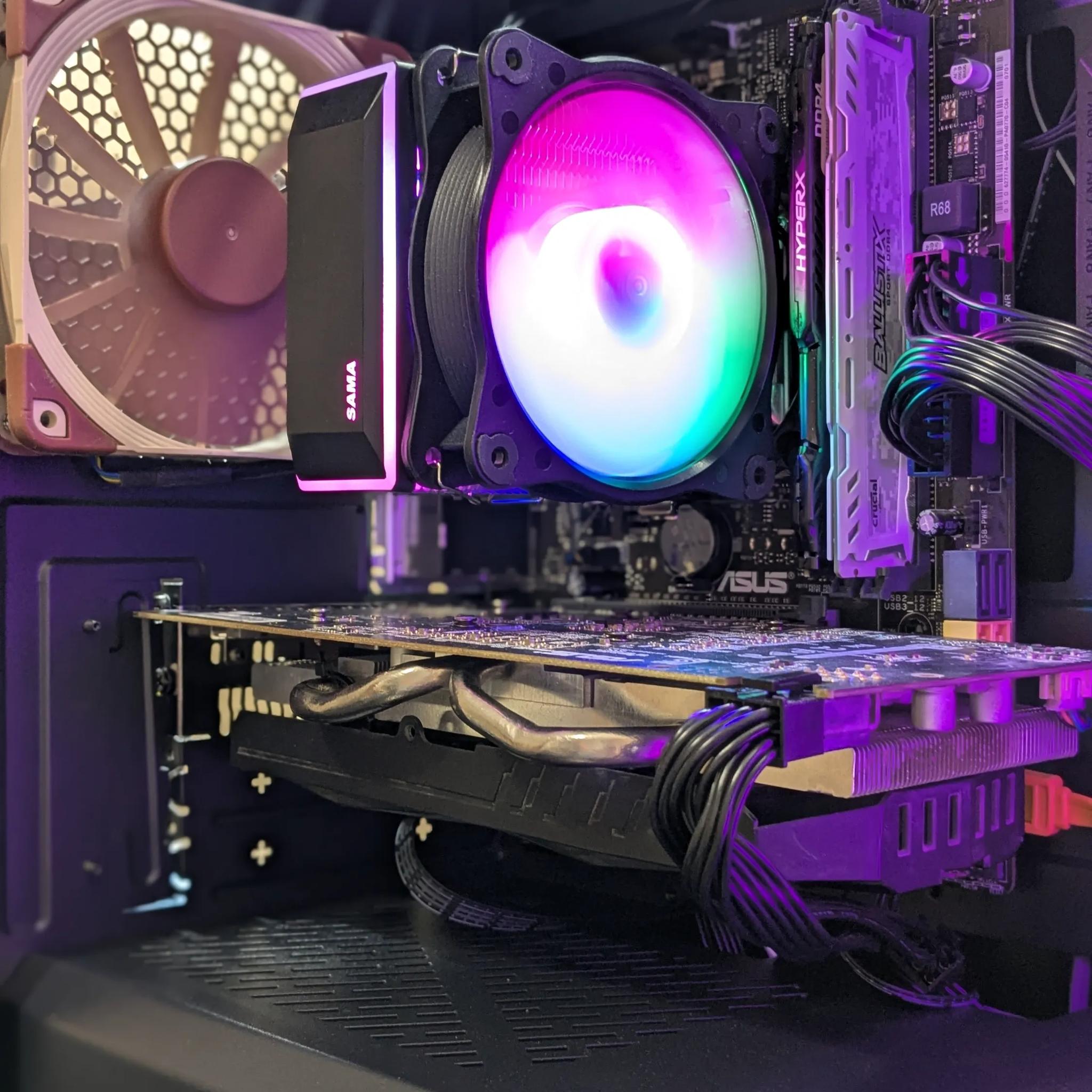 140 FPS Fortnite | 180 Day Warranty | i7-6700, 16GB RAM, RX 480 8GB, 480GB SSD, Win11, RGB