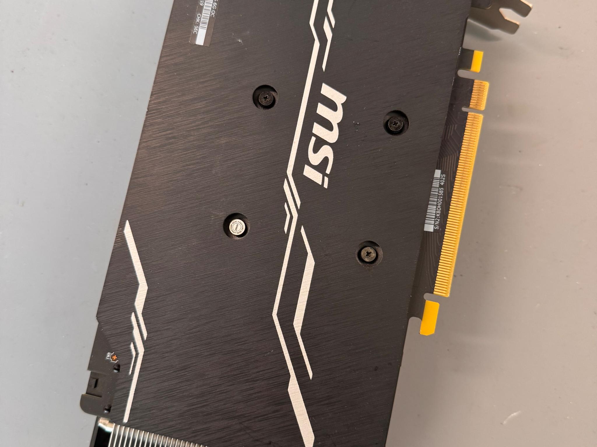 MSI NVIDIA GeForce GTX 1660 Super VENTUS XS OC 6GB GDRR6 Graphics Card