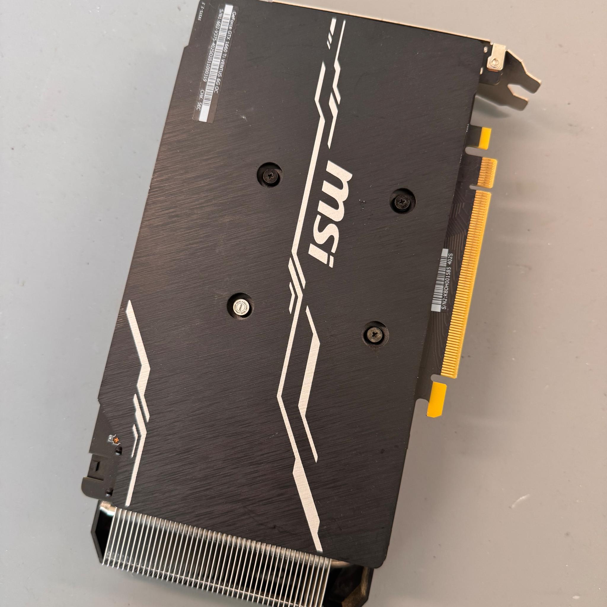 MSI NVIDIA GeForce GTX 1660 Super VENTUS XS OC 6GB GDRR6 Graphics Card