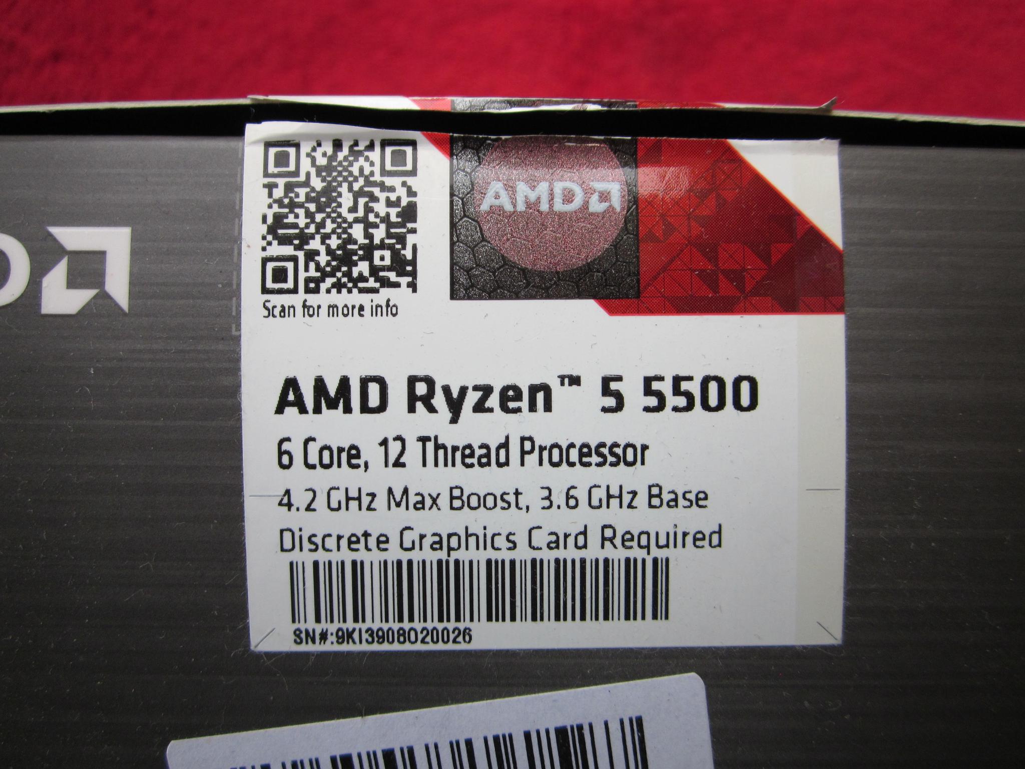 AMD Ryzen 5 5500 + Gigabyte B450M  DS3H WiFi + 16Gb DDR4 3200