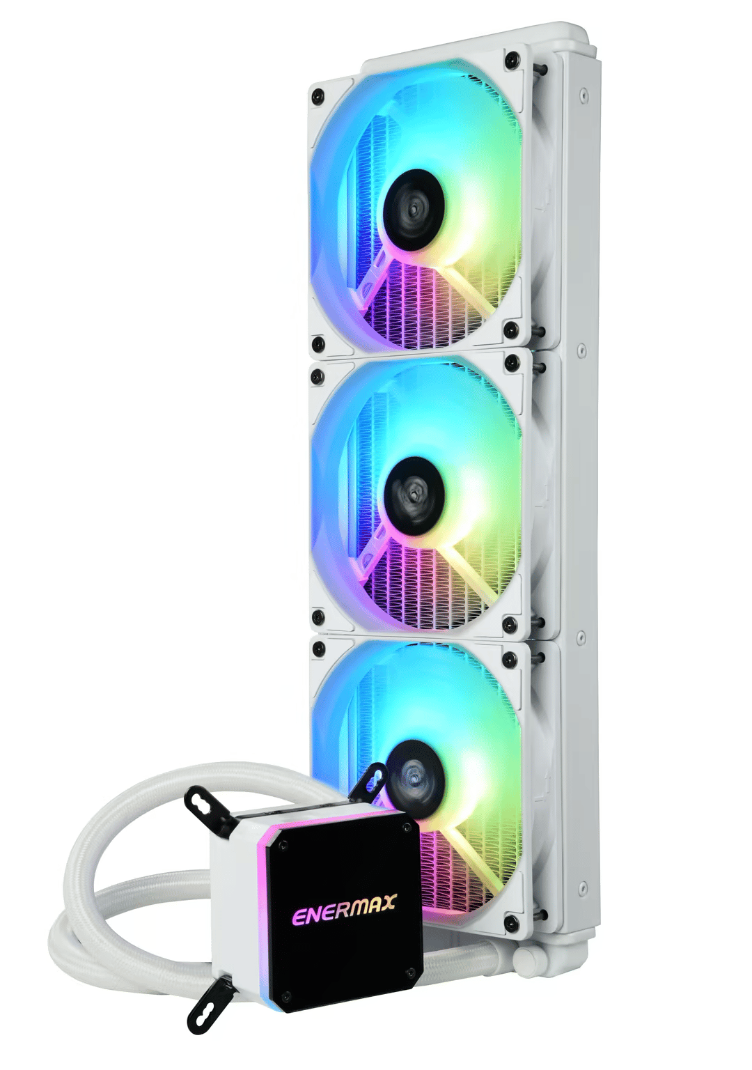 Enermax LIQMAX III 360mm aRGB Liquid CPU Cooler - White + LGA 1700 Bracket