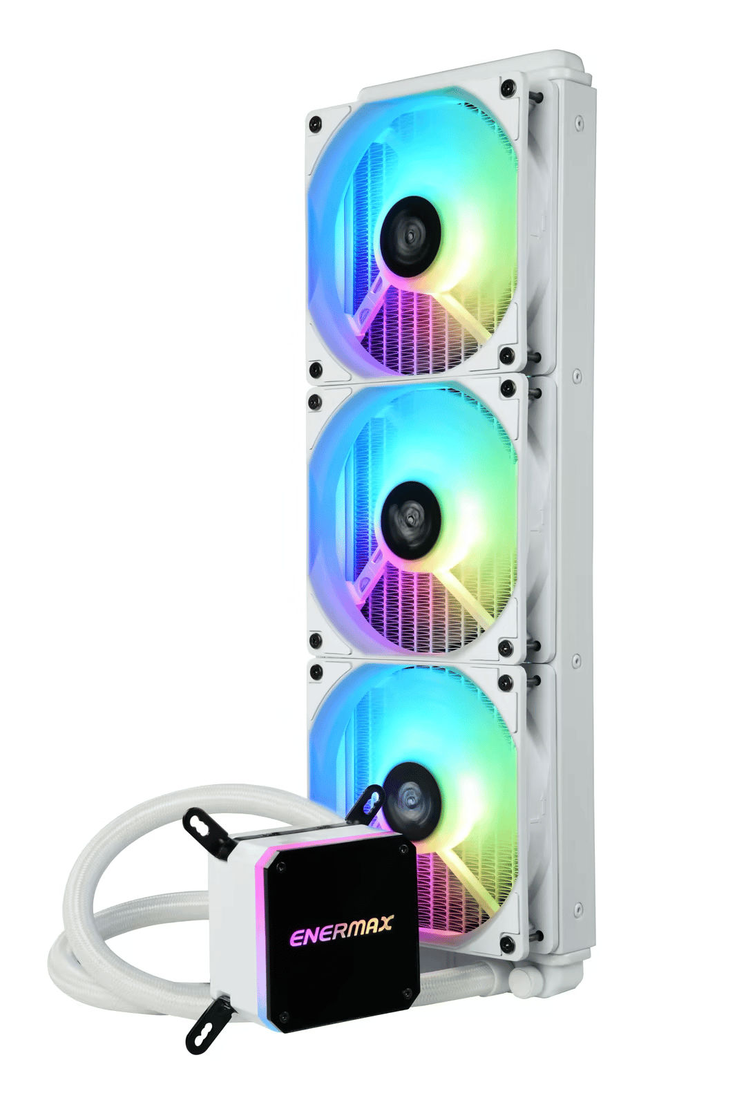 Enermax LIQMAX III 360mm aRGB Liquid CPU Cooler - White + LGA 1700 Bracket