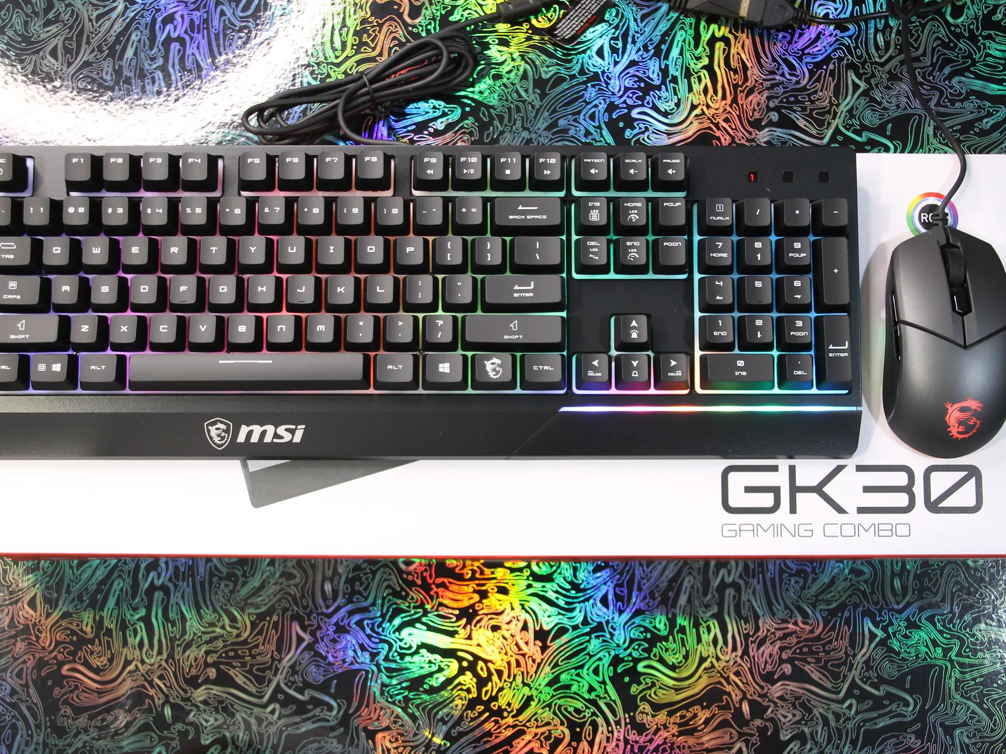 Beginner Peripheral Bundle // MSI Vigor GK30 Keyboard & MSI Clutch GM11 Mouse Combo