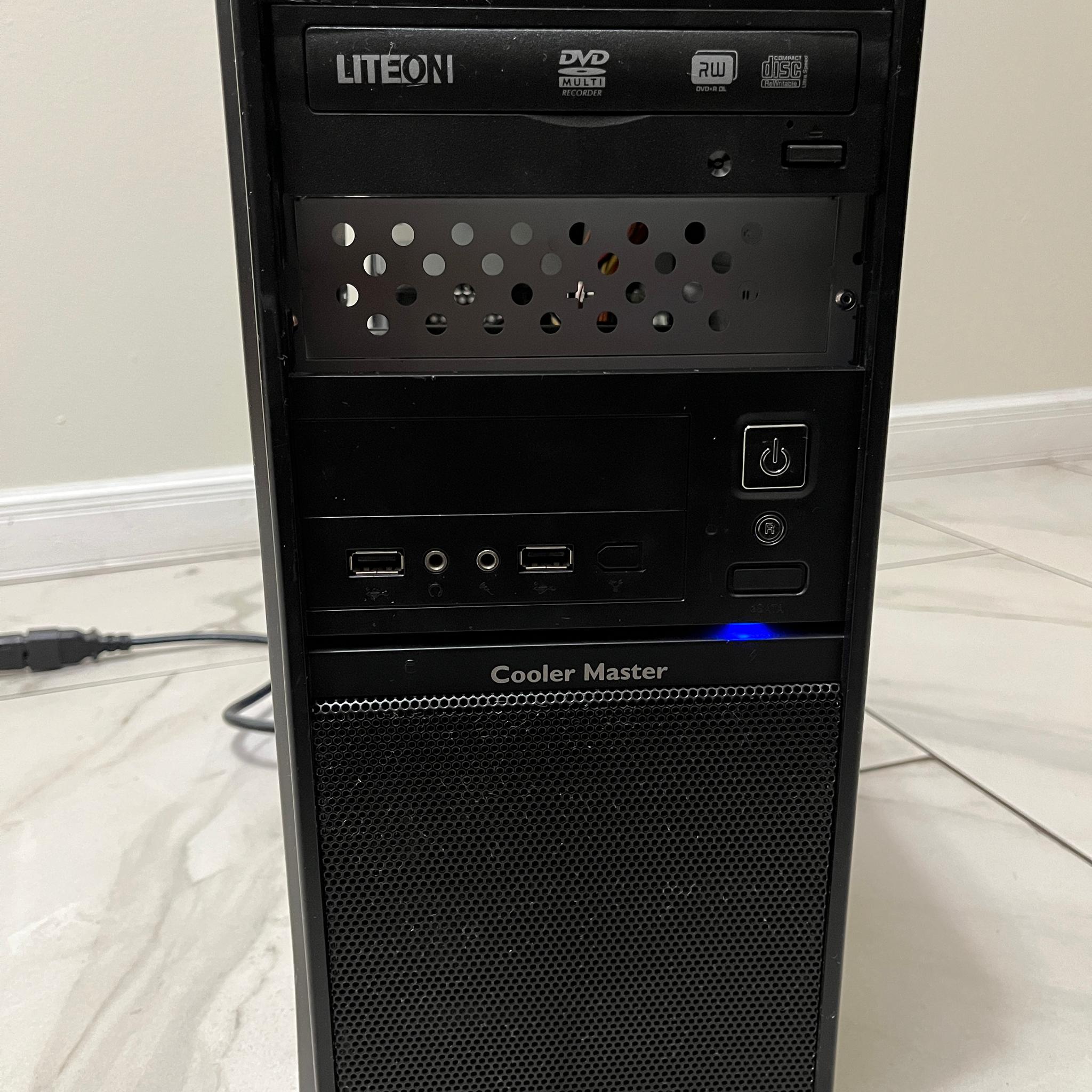 RTX 2060, Intel i3-10100, 16GB RAM, 1.2TB Storage, Gaming PC w/ Wi-Fi & BT (Scratch & Dent Case)