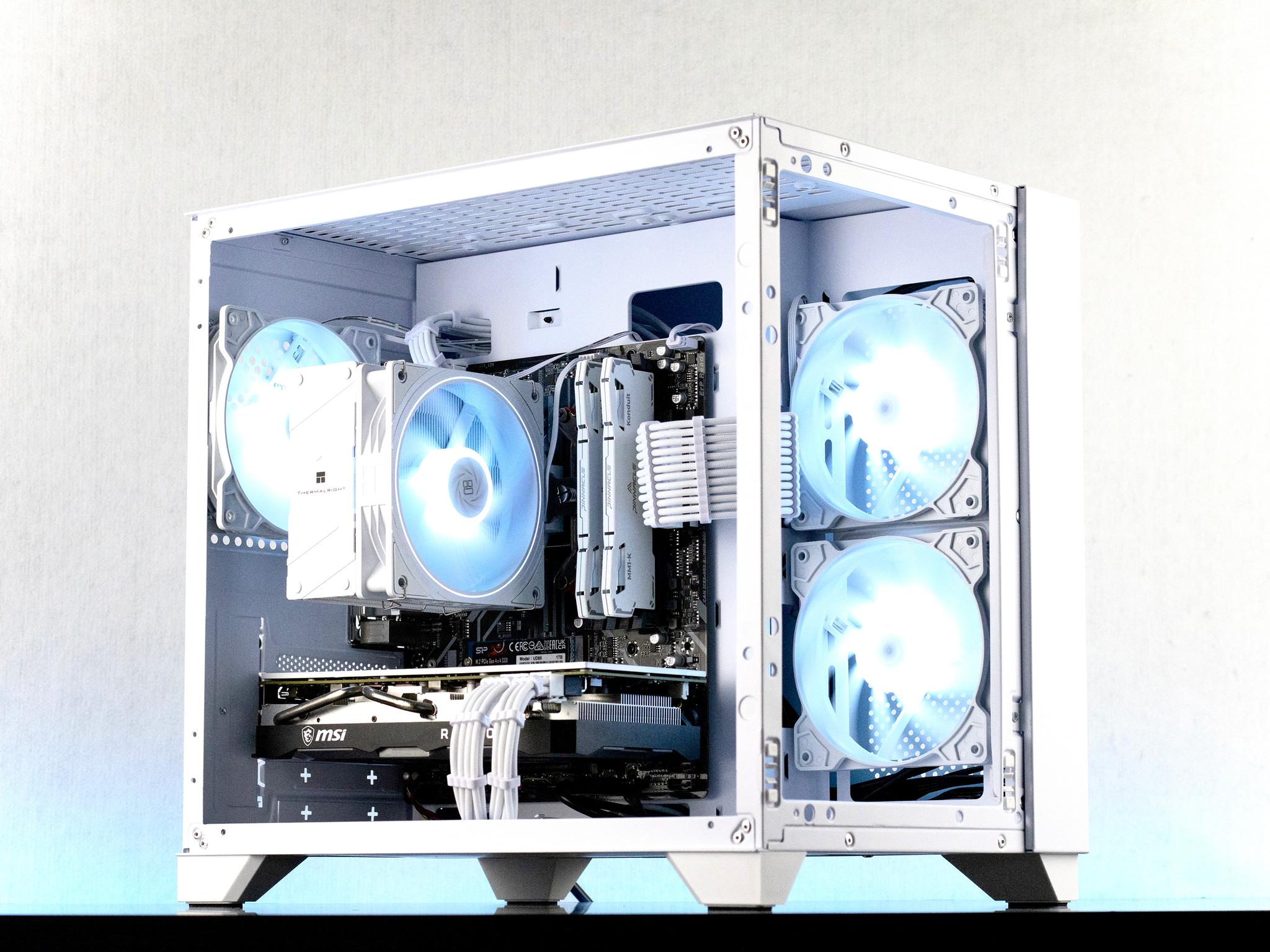 🥶🤍Gaming PC - RX 5700XT 🧊 Ryzen 5 5500 🧊 16GB DDR4 🧊 1TB NVMe [Wi-Fi Ready]