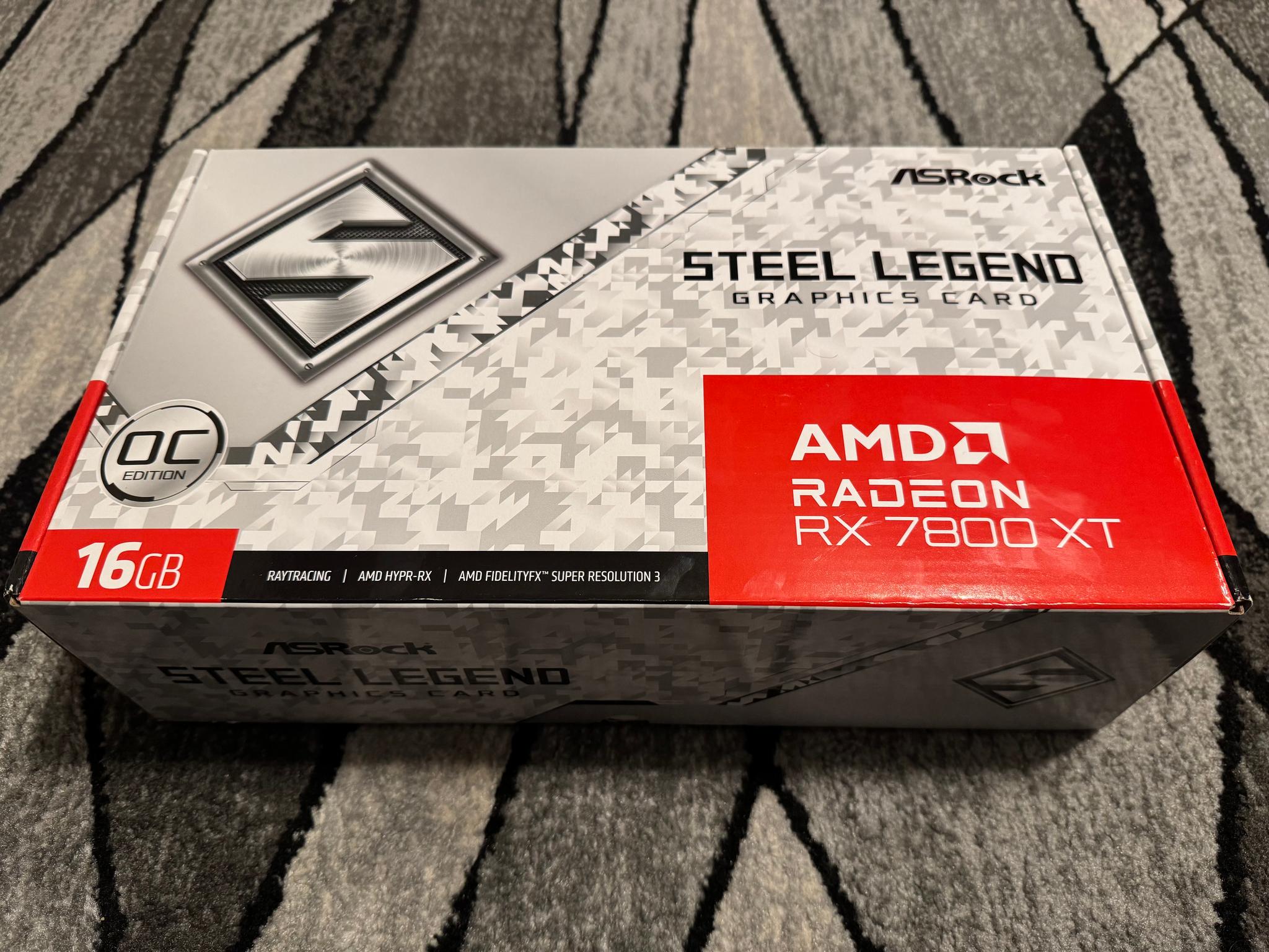 ASRock Radeon RX 7800 XT Steel Legend OC