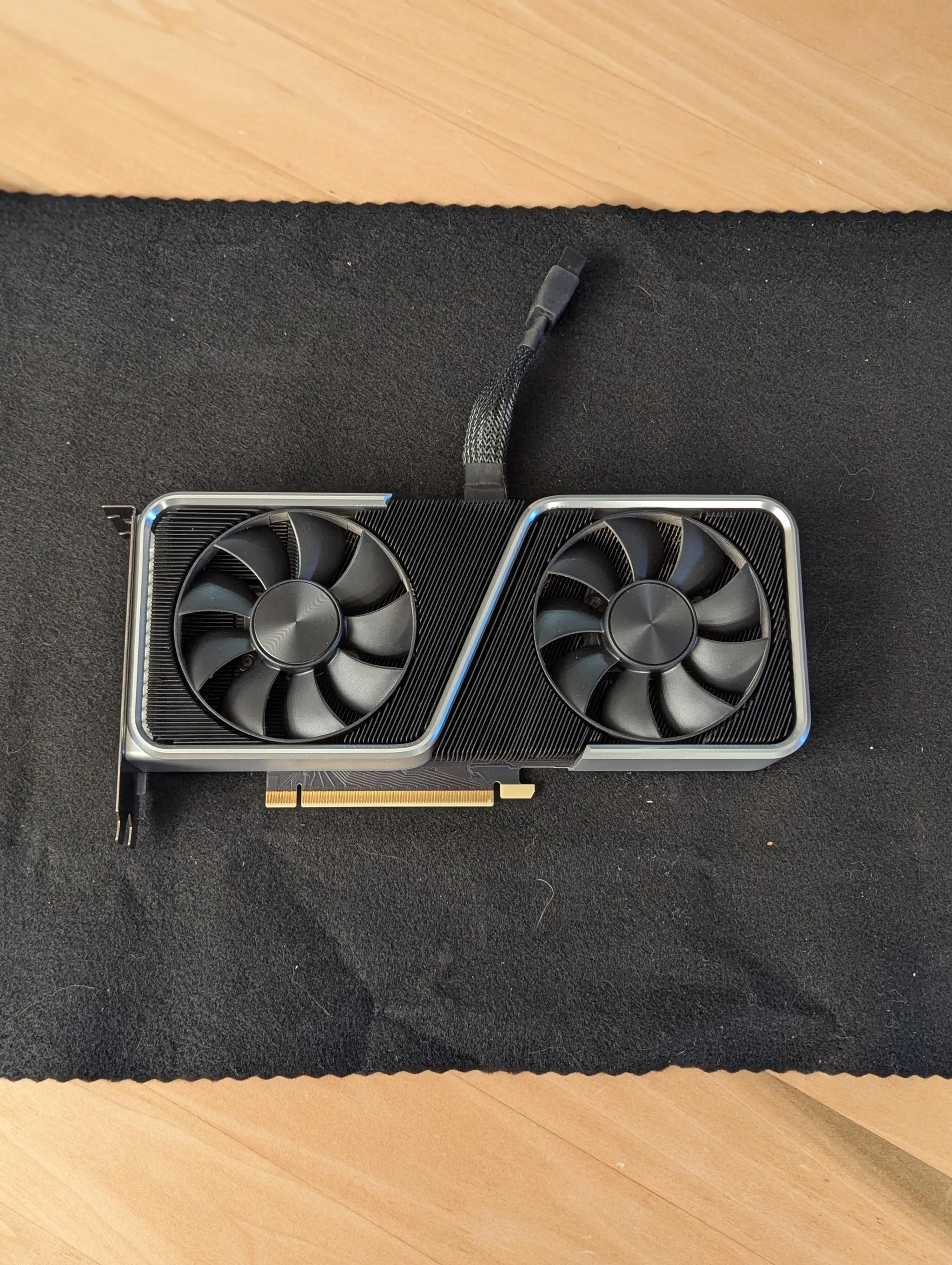 🖤 NVIDIA RTX 3060 Ti Founders Edition – Sleek, Efficient & Powerful | Adapter Included ⚡