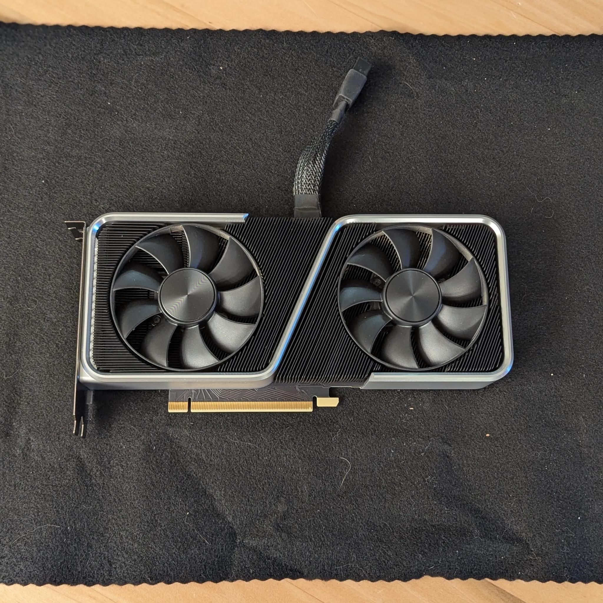 🖤 NVIDIA RTX 3060 Ti Founders Edition – Sleek, Efficient & Powerful | Adapter Included ⚡