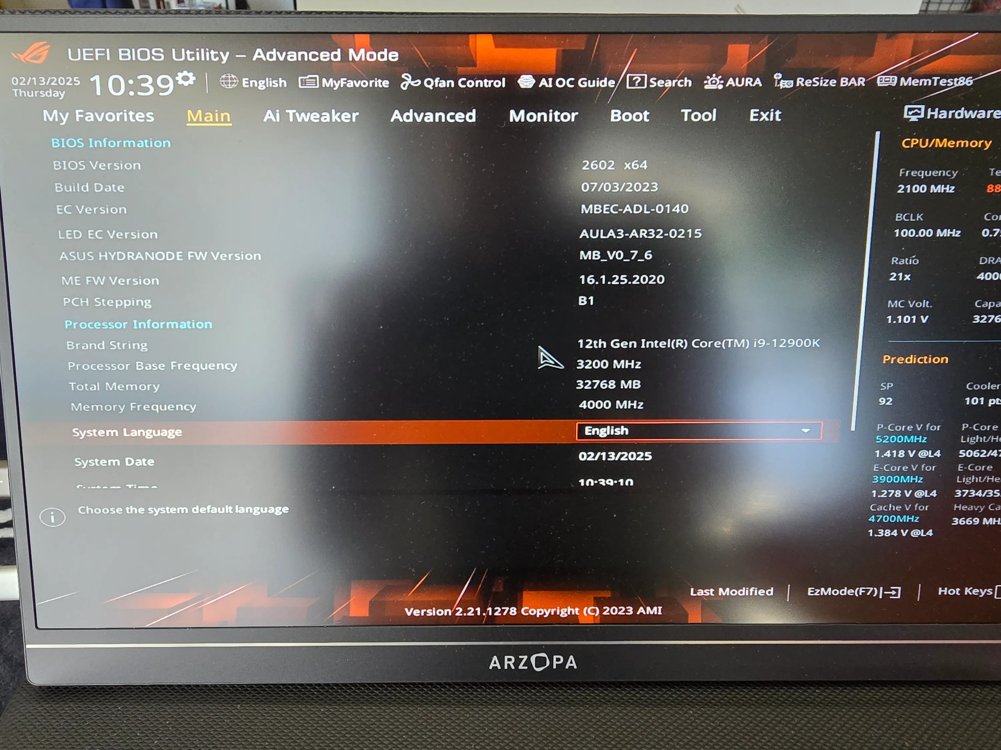 Intel 12900k and ASUS Z690 Motherboard and DDR 5 RAM