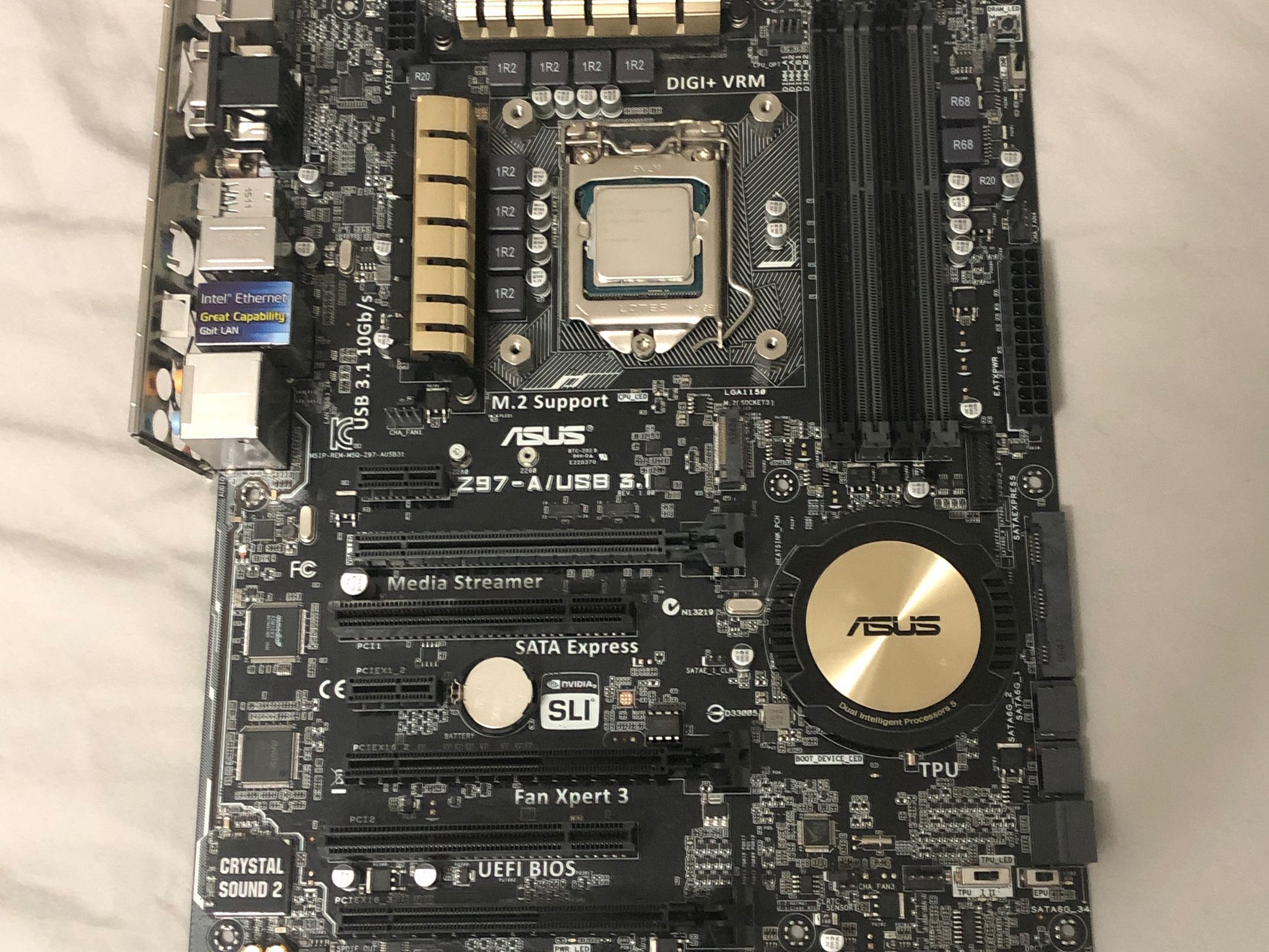i5-4460 + ASUS Z97-A ATX MOBO