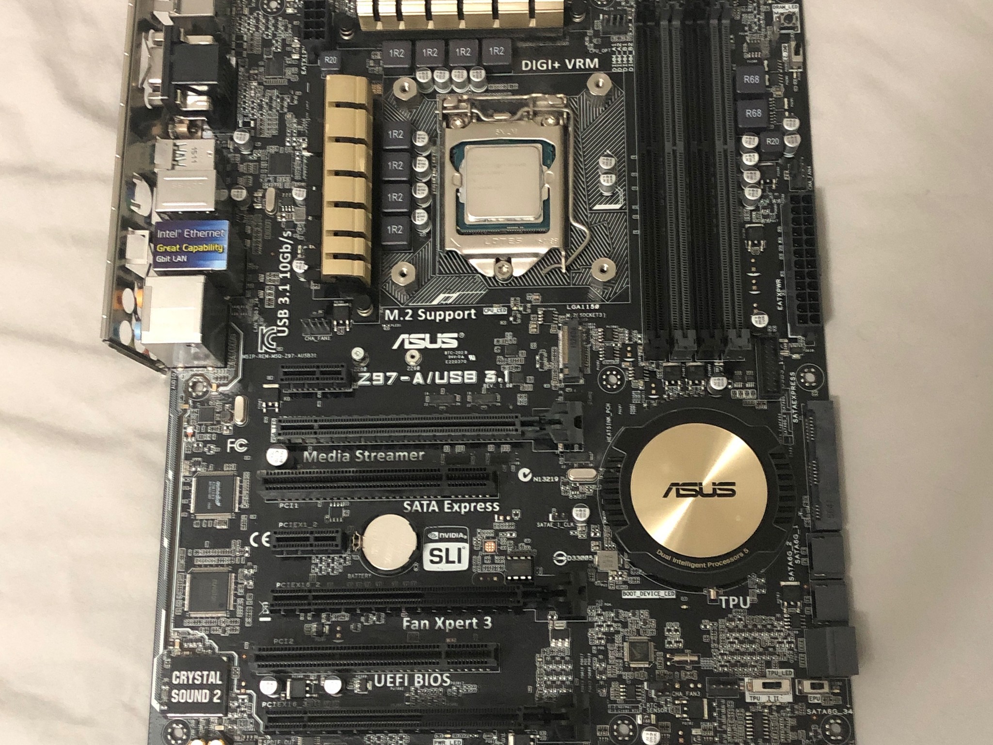 i5-4460 + ASUS Z97-A ATX MOBO