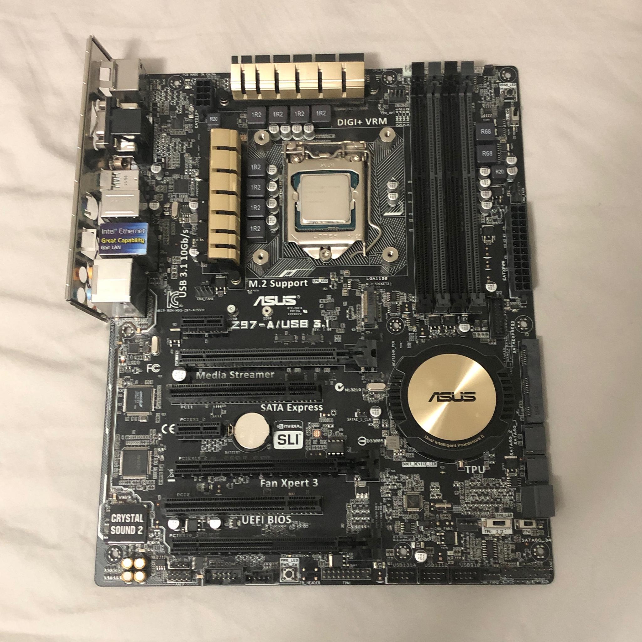 i5-4460 + ASUS Z97-A ATX MOBO