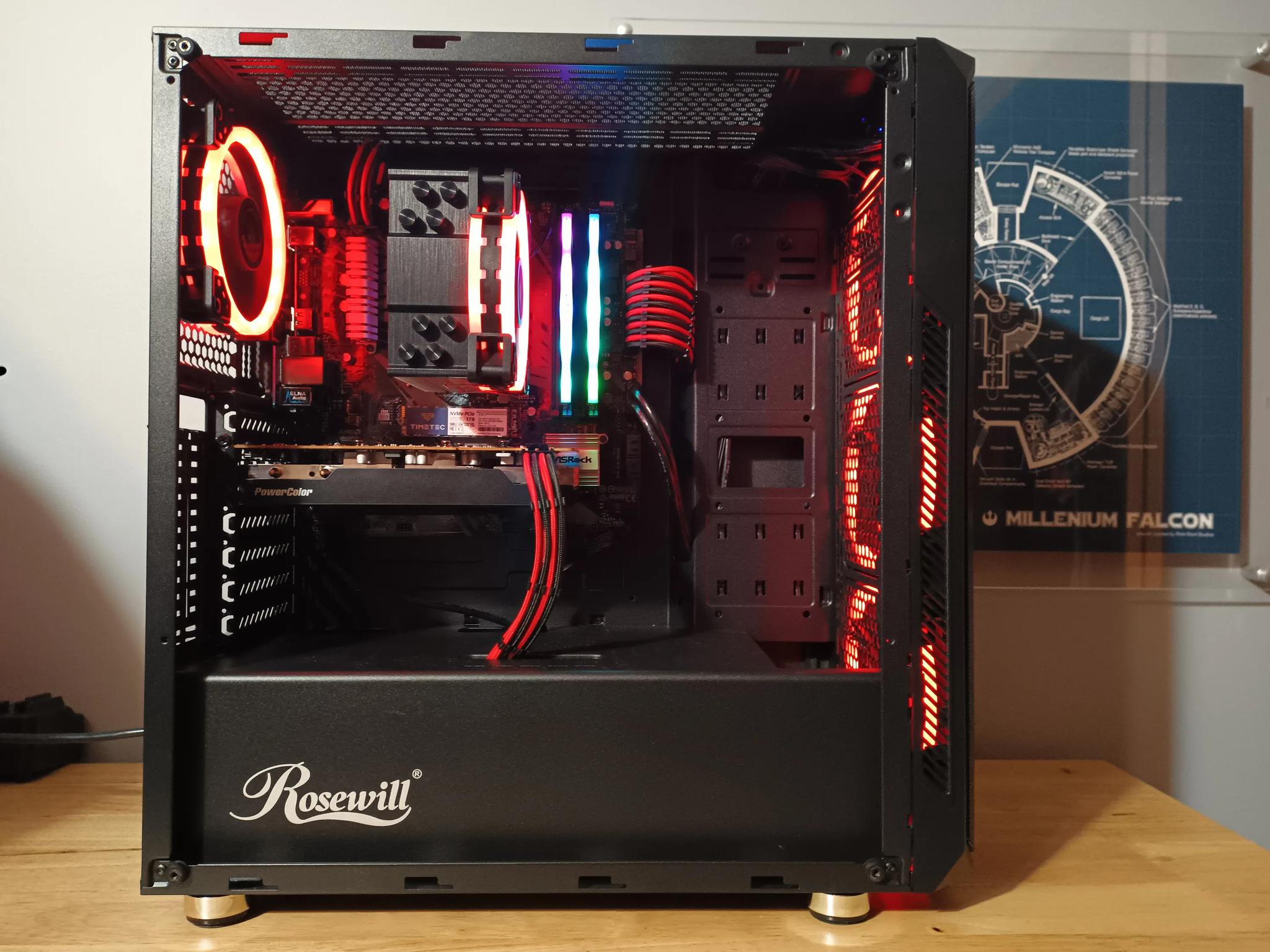 Gaming PC - Ryzen 5 5500, RX 6600XT, 32GB RAM / 1tb NVME SSD