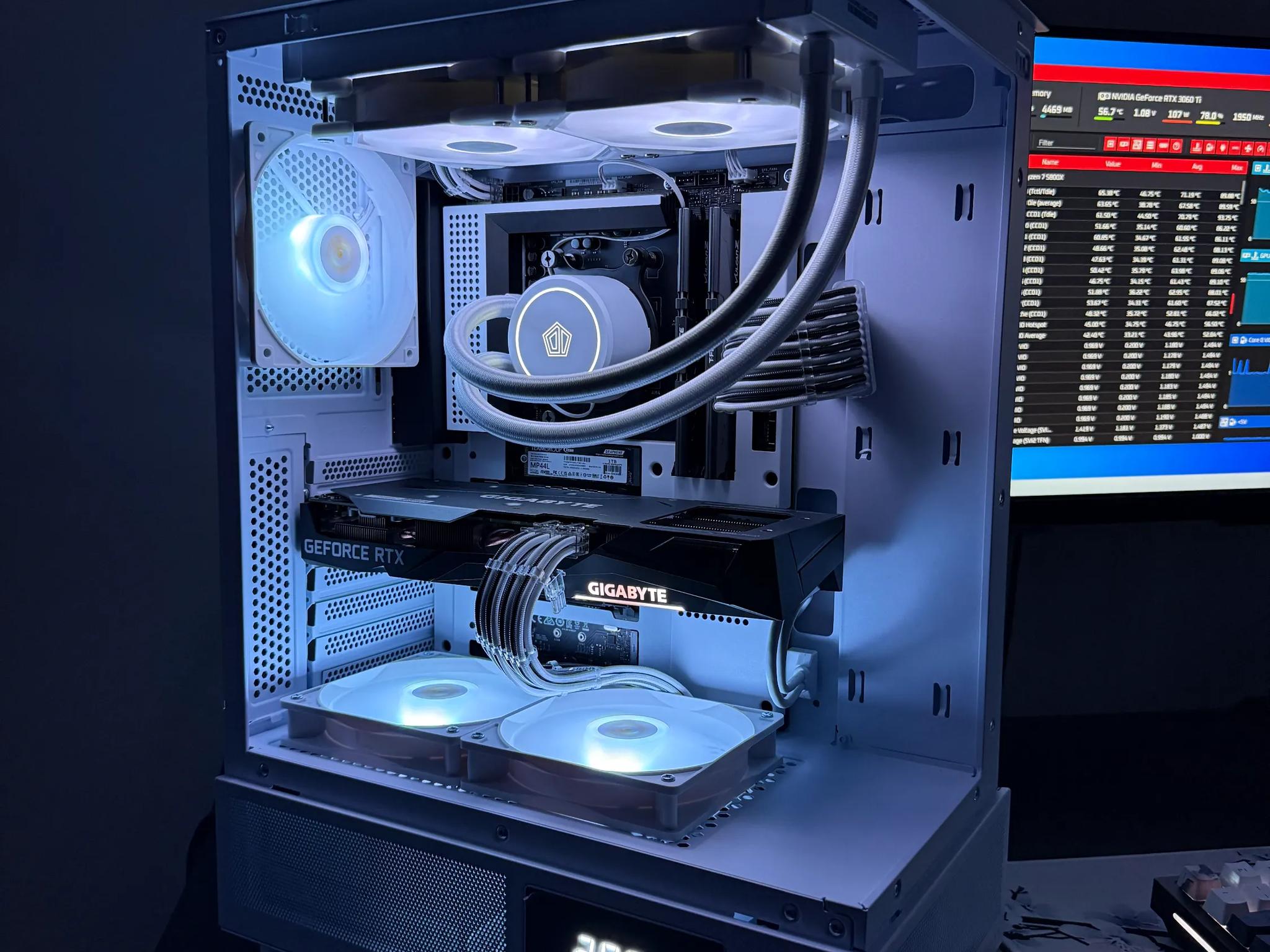 FRESHLY BUILT RTX 3060ti | RYZEN 7 5800x BUILD!