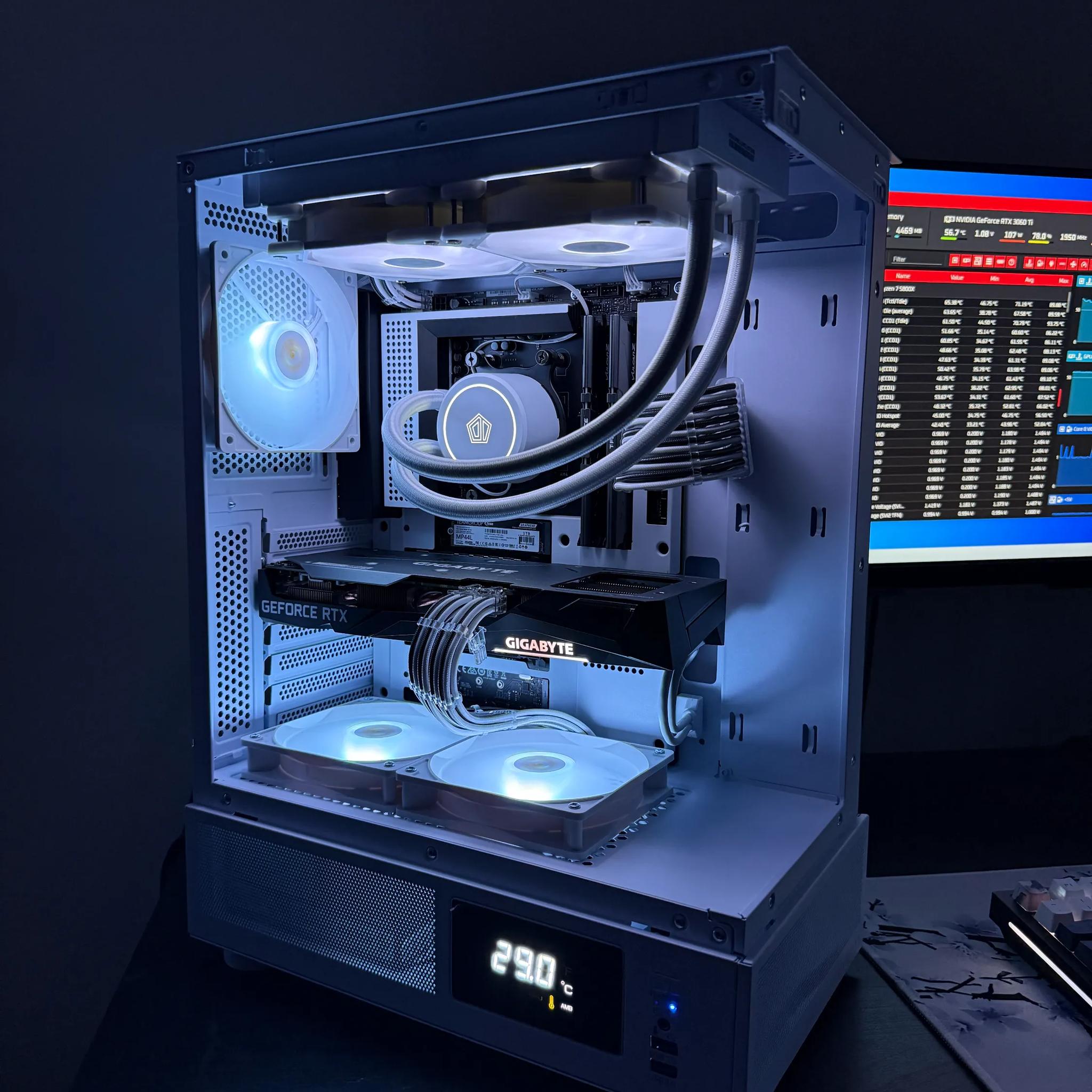 FRESHLY BUILT RTX 3060ti | RYZEN 7 5800x BUILD!