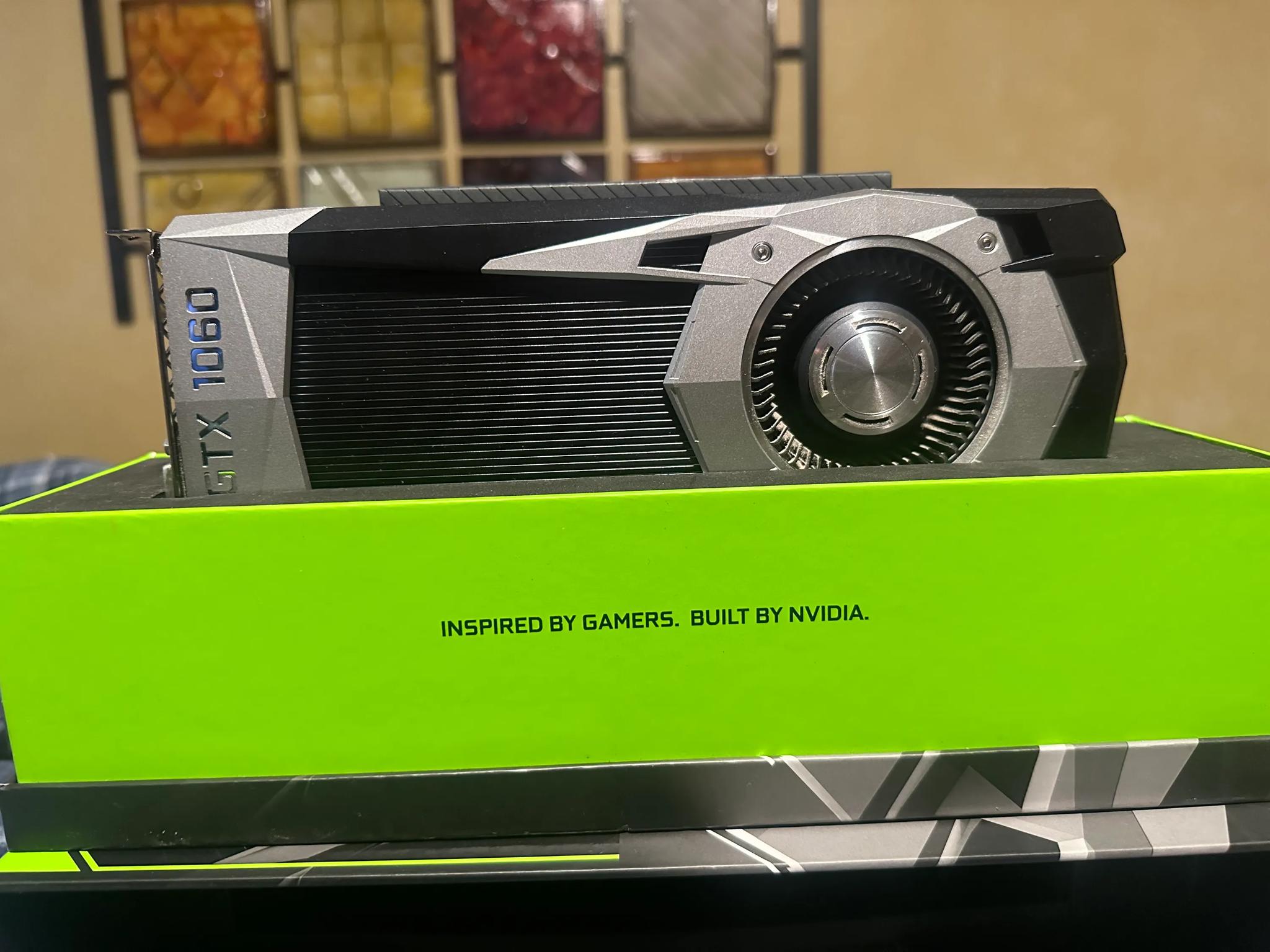 GEFORCE 1060 6gb founders edition card