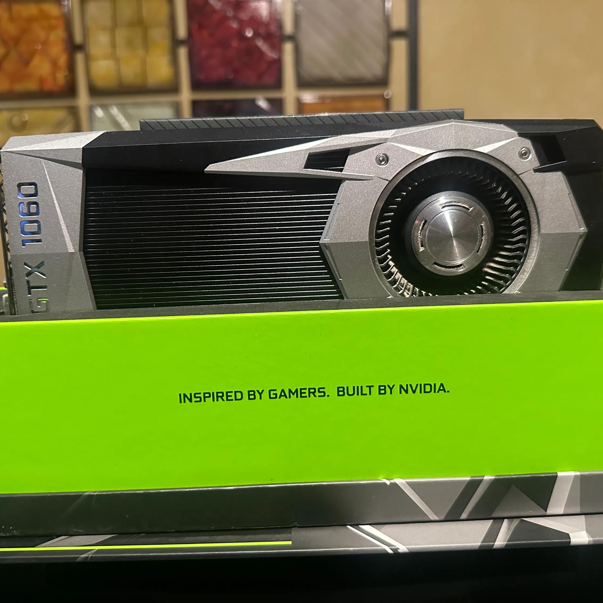 GEFORCE 1060 6gb founders edition card