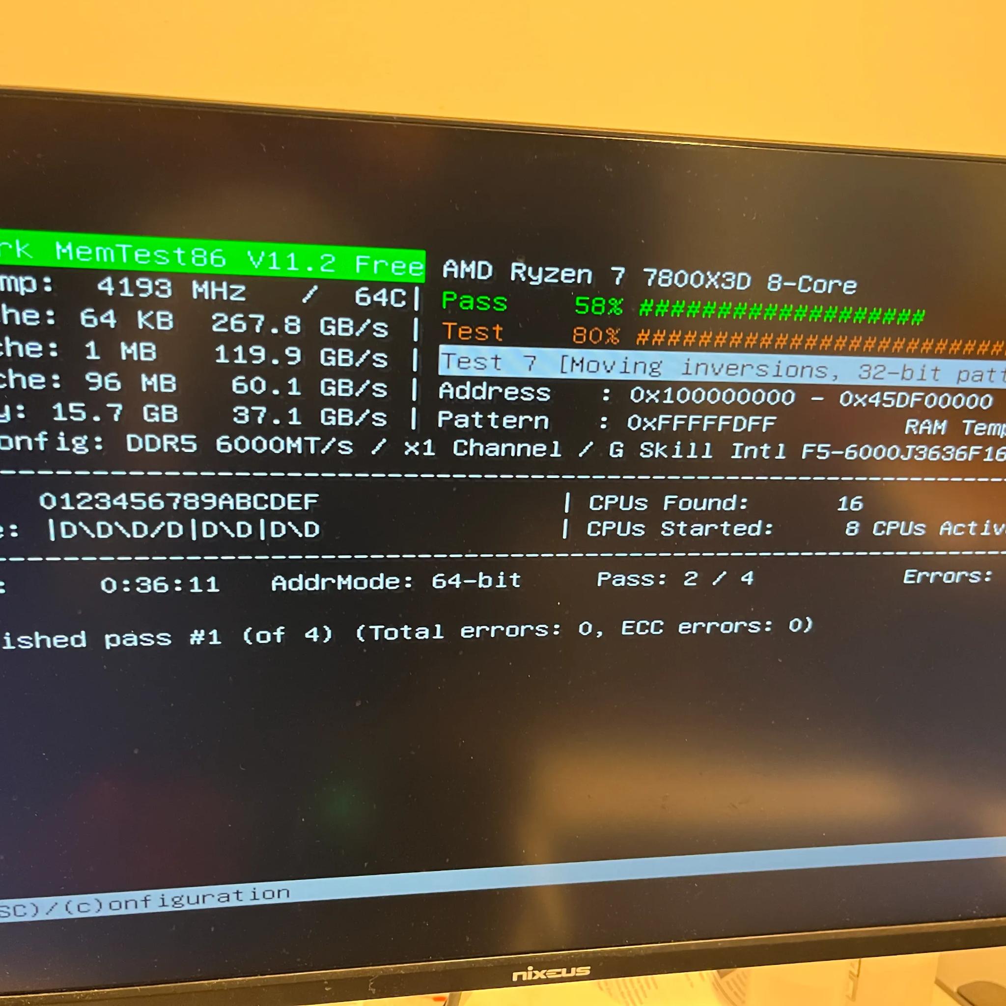 G.Skill DDR5 6000 MT/s 1x16G