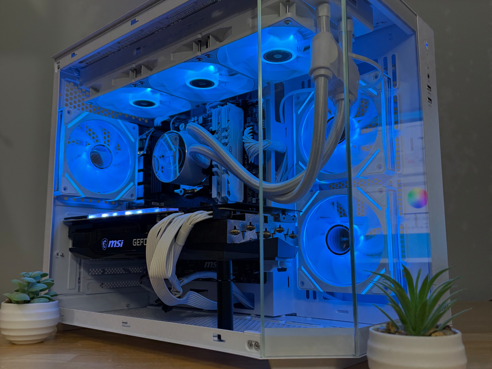 🧊ICE🧊-High End Liquid Cooled Gaming PC-RTX 3080 TI 12GB-Ryzen 7 5700X3D-32GB Ram-1TB SSD
