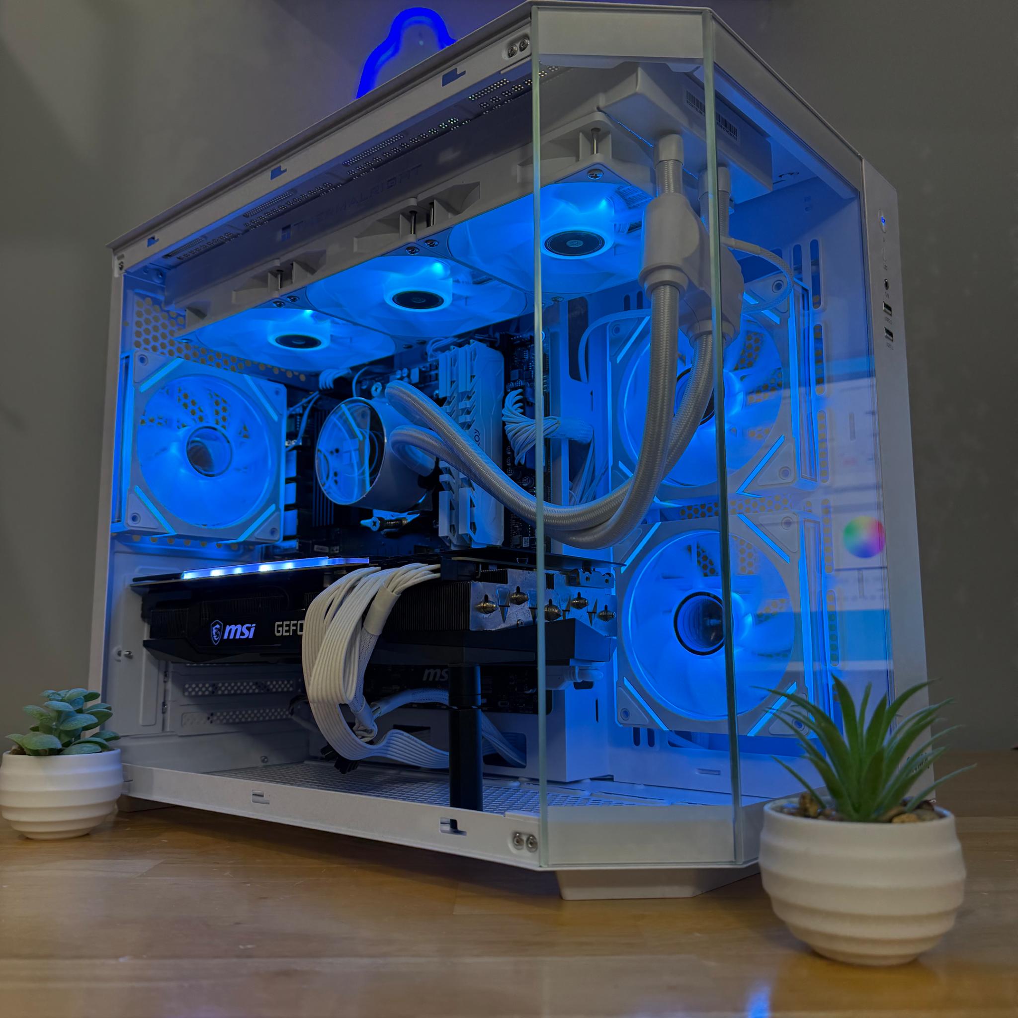 🧊ICE🧊-High End Liquid Cooled Gaming PC-RTX 3080 TI 12GB-Ryzen 7 5700X3D-32GB Ram-1TB SSD