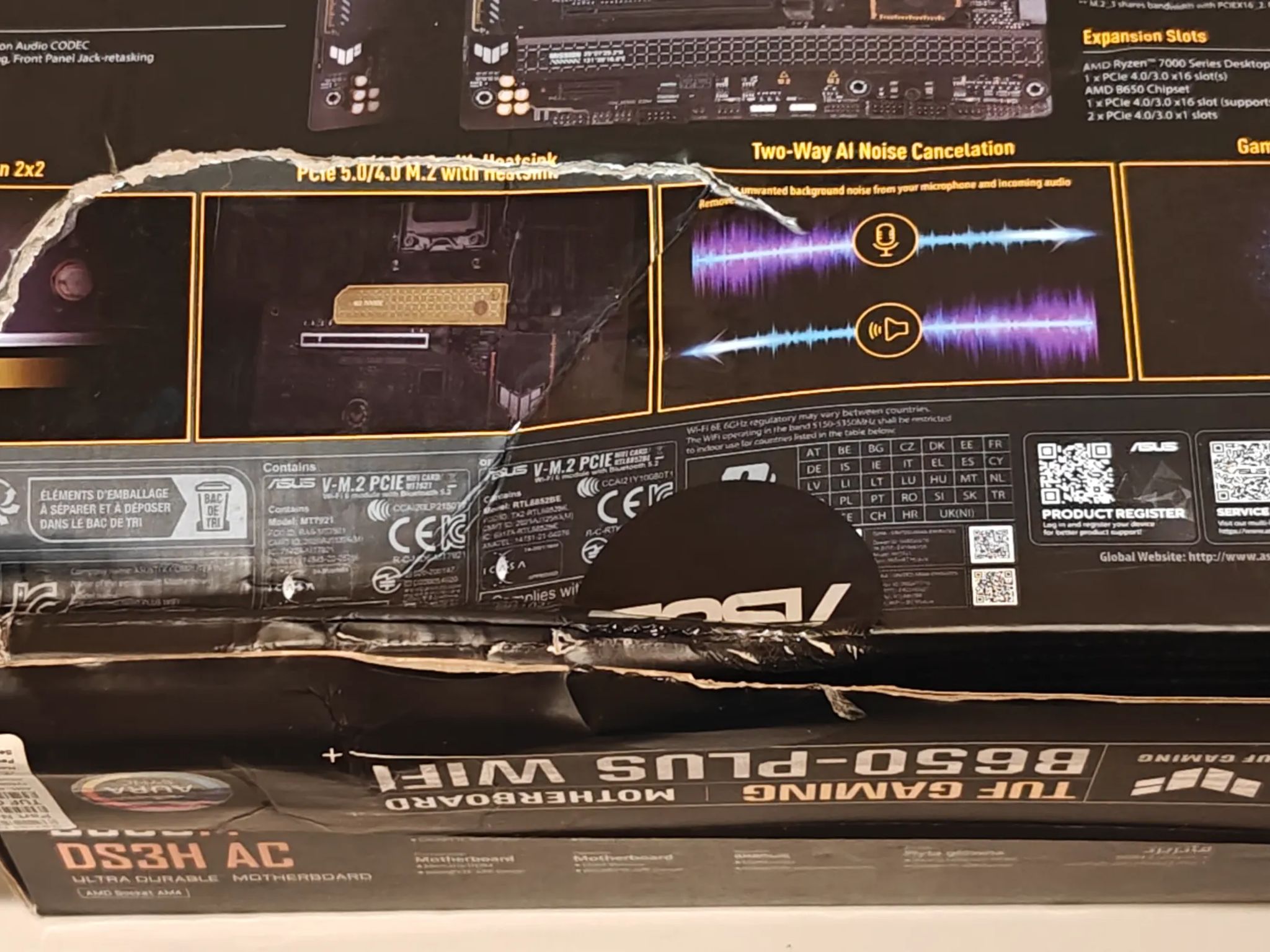 ASUS TUF Gaming B650-PLUS Wi-Fi Socket LGA 1700 AMD ATX Gaming Motherboard