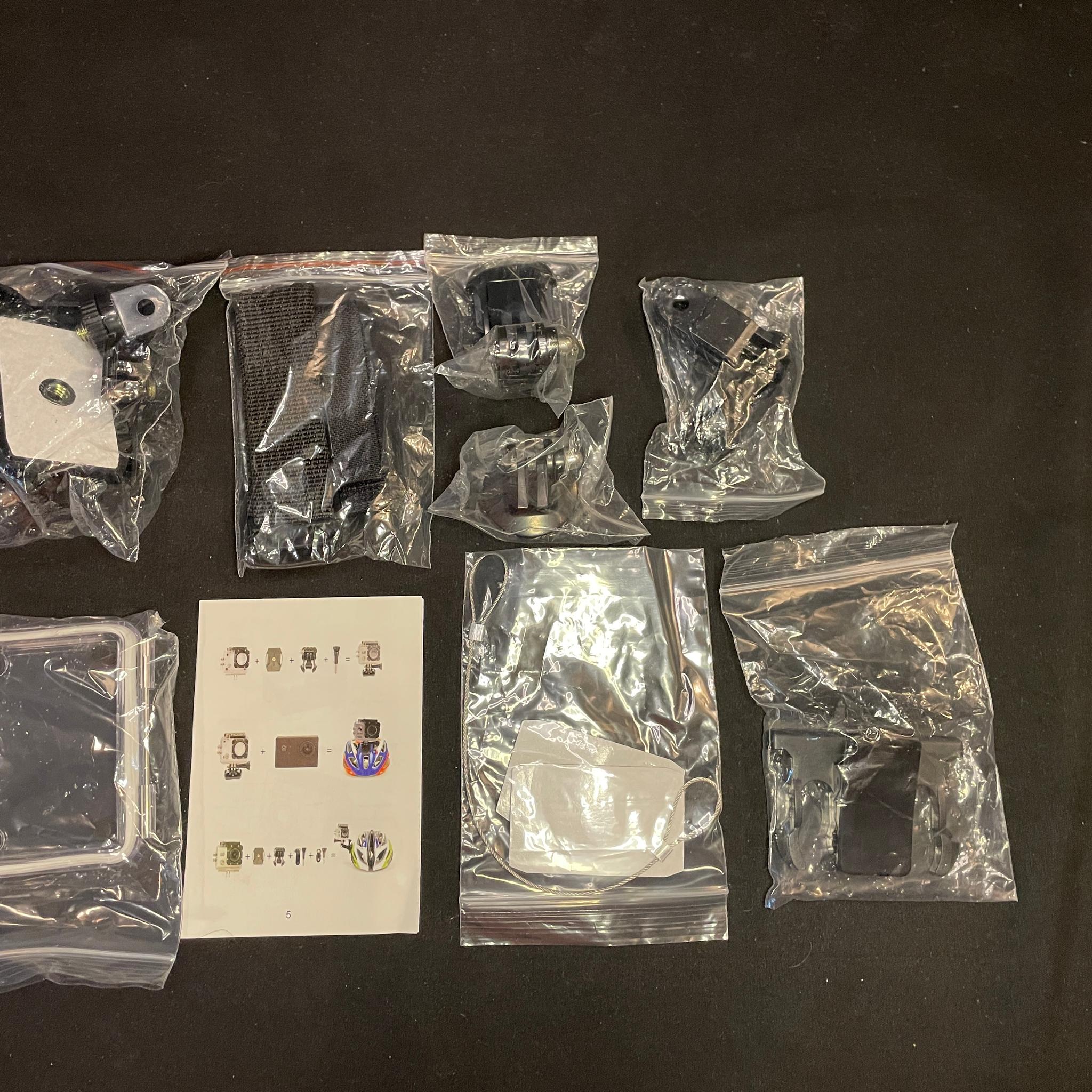 4k Action Camera With Hard Case And Accessories