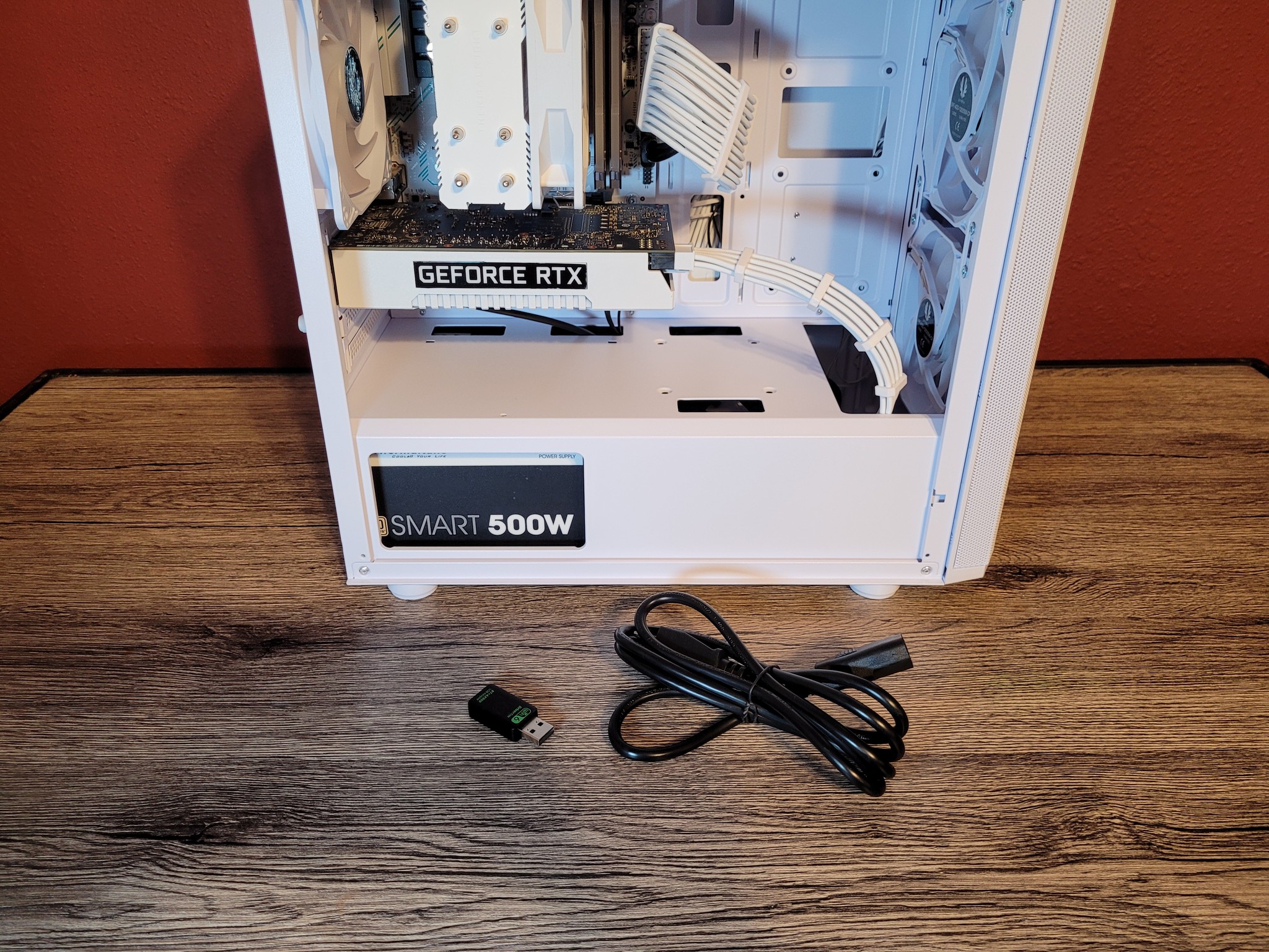 White RTX 2060 Gaming PC (Ryzen 5 2600X | 16GB RAM | 500GB SSD | Wifi + BT)