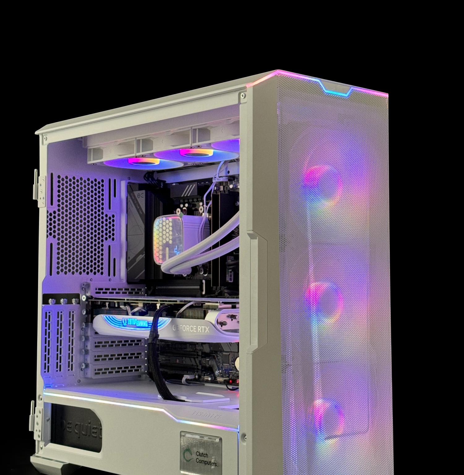 Clutch Computers Draco Ultra Gaming PC W/Ryzen 7 7800x3D/32gb DDR5/RTX 4070 Ti Super/1TB SSD