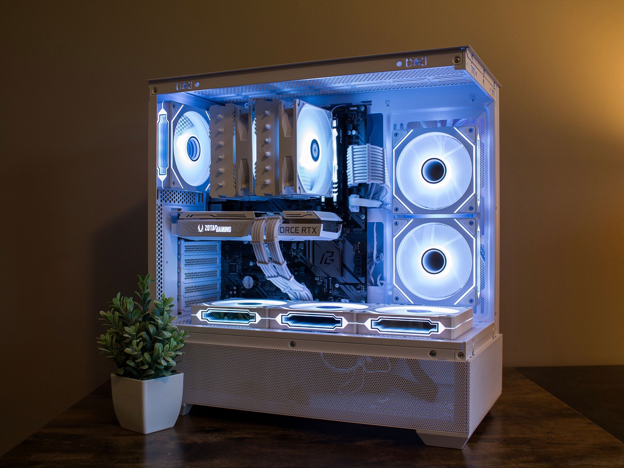 🐻‍❄️ The Polar Bear 💙🧡 RTX 3060 Ti | Ryzen 5 5600X | 1TB SSD | 32GB RGB RAM