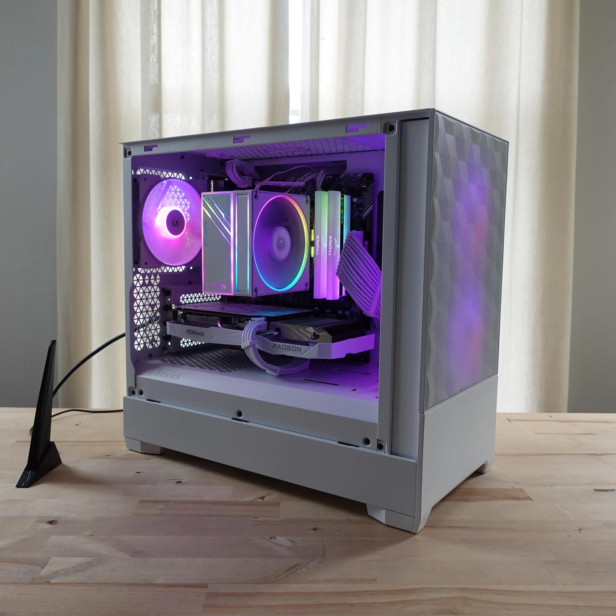 Entry-Level Midrange Gaming PC with AMD Ryzen 5 5600 Radeon RX 6600 1 TB NVMe Windows 11 Home