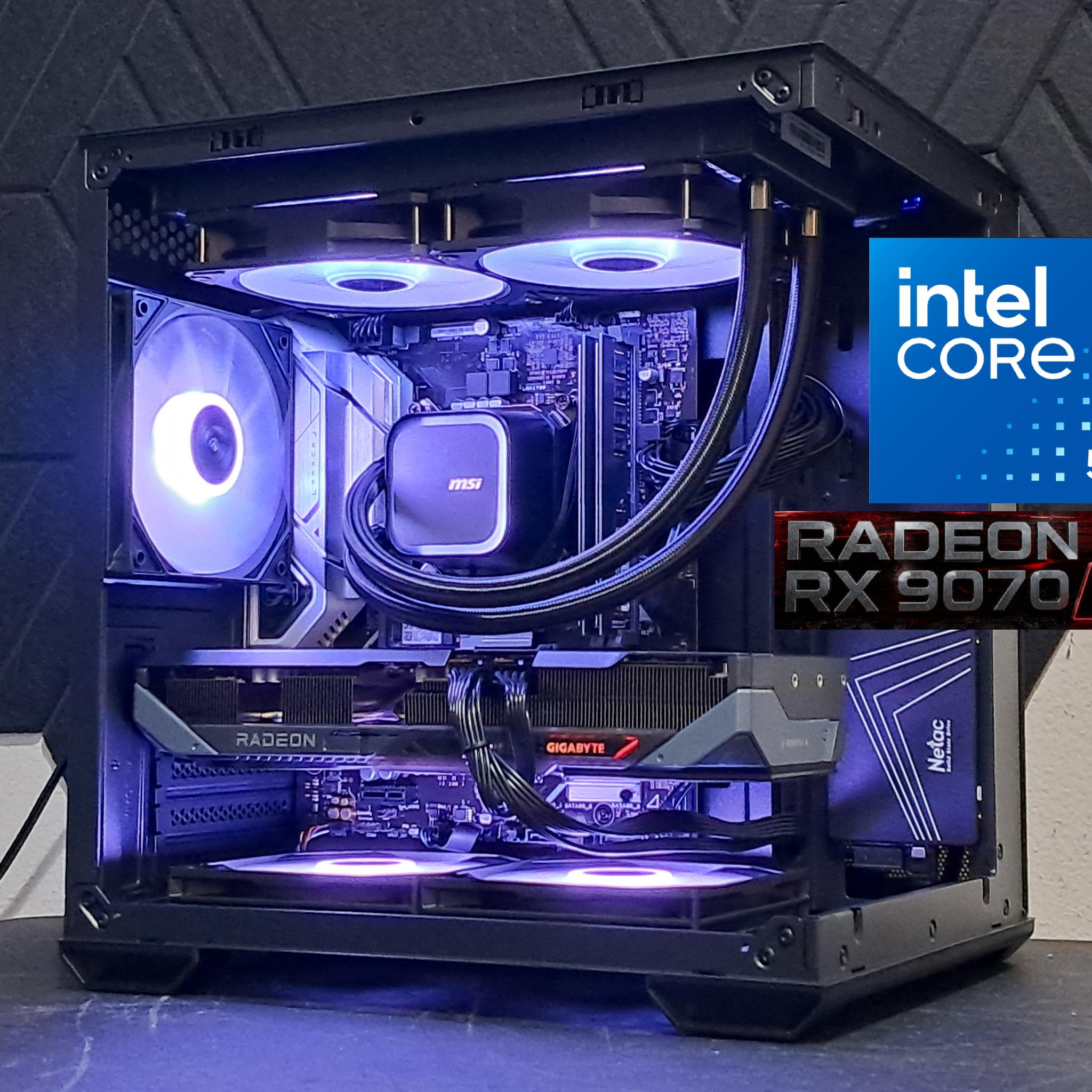 ⛈️1440p Gaming Beast⛈️PCIe 5.0 | RX 9070 GRE | 6-core Intel | WiFi!