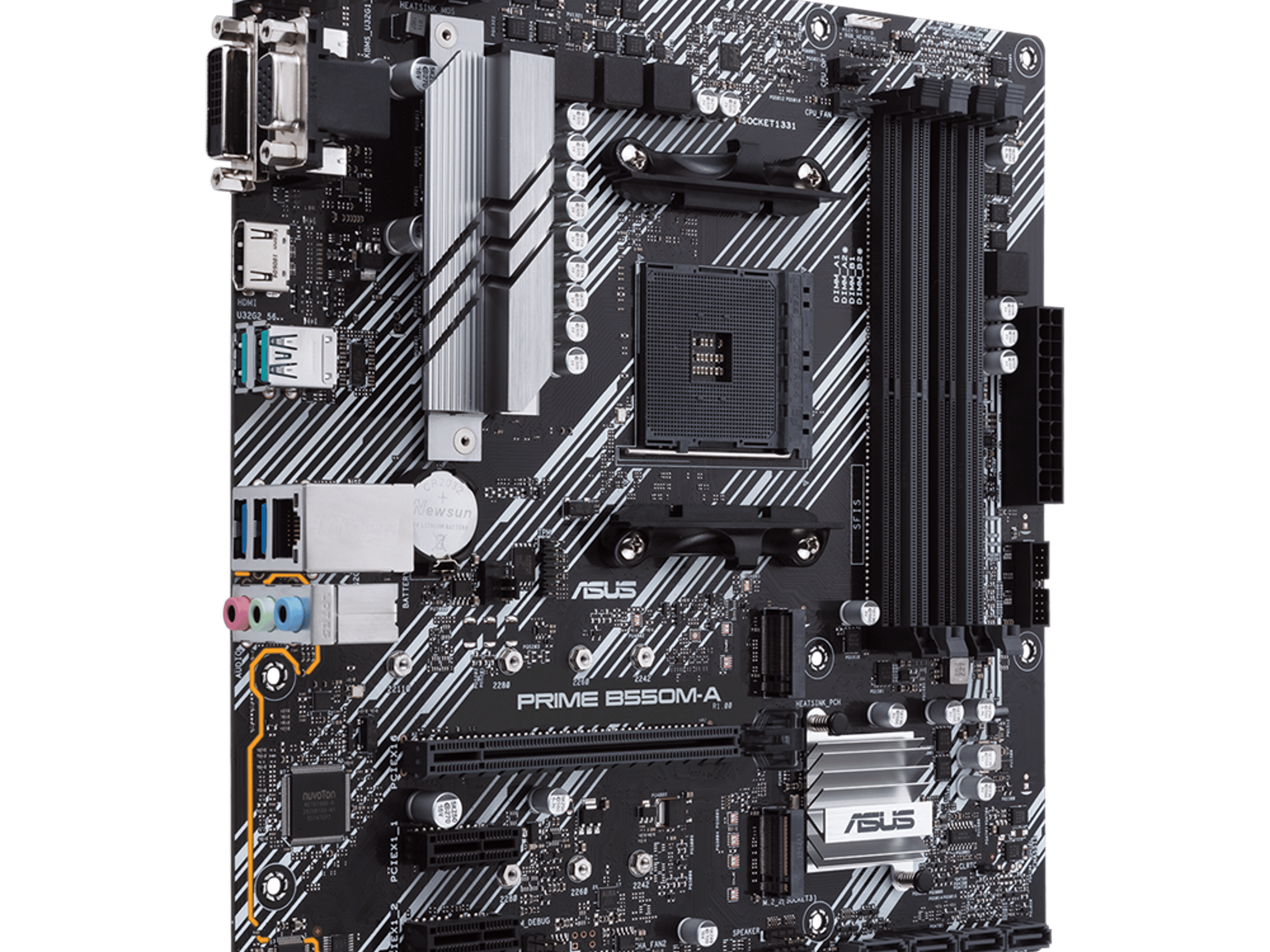 ASUS PRIME B550M-A/CSM AMD Socket B550 AM4 MicroATX M.2 Desktop Motherboard A
