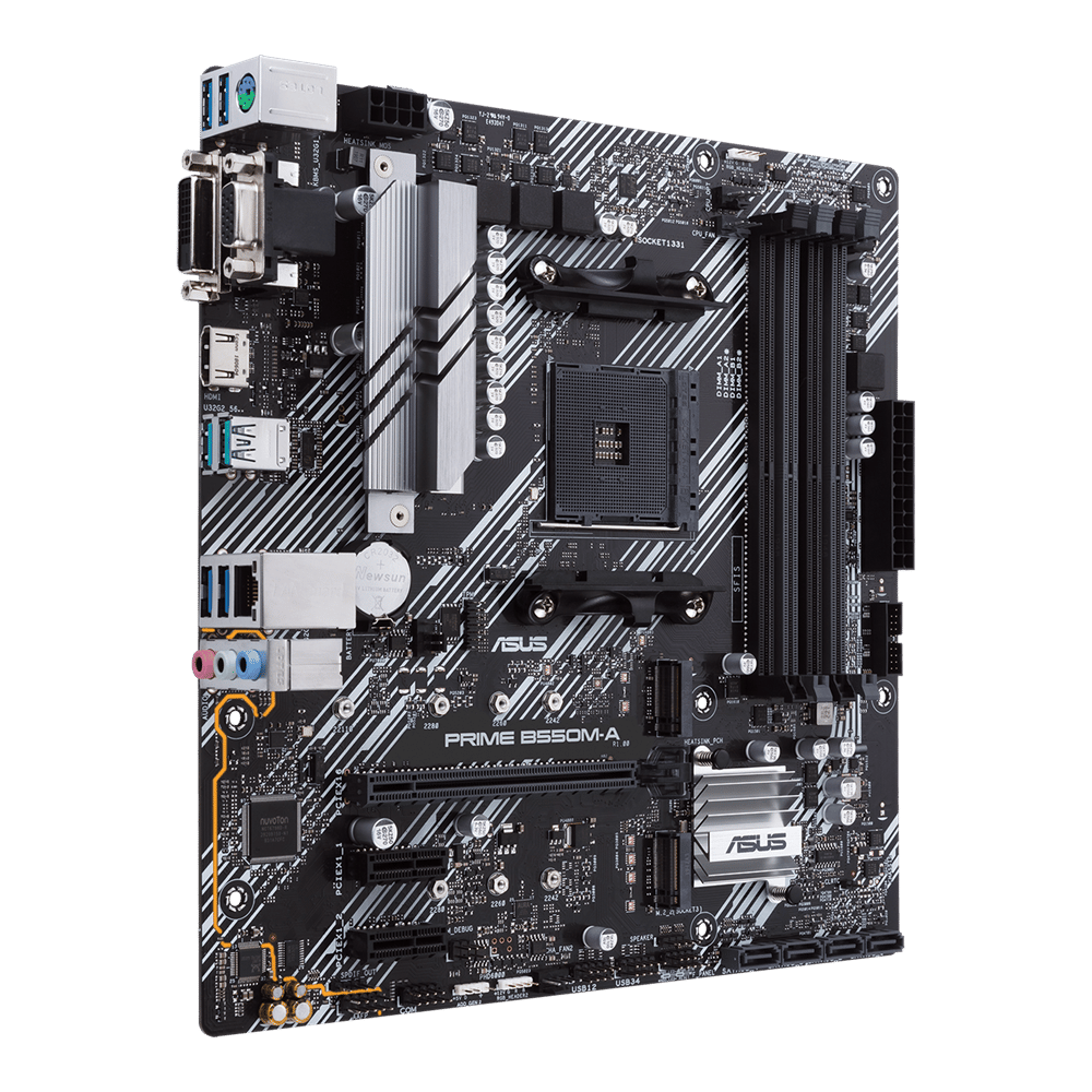 ASUS PRIME B550M-A/CSM AMD Socket B550 AM4 MicroATX M.2 Desktop Motherboard A