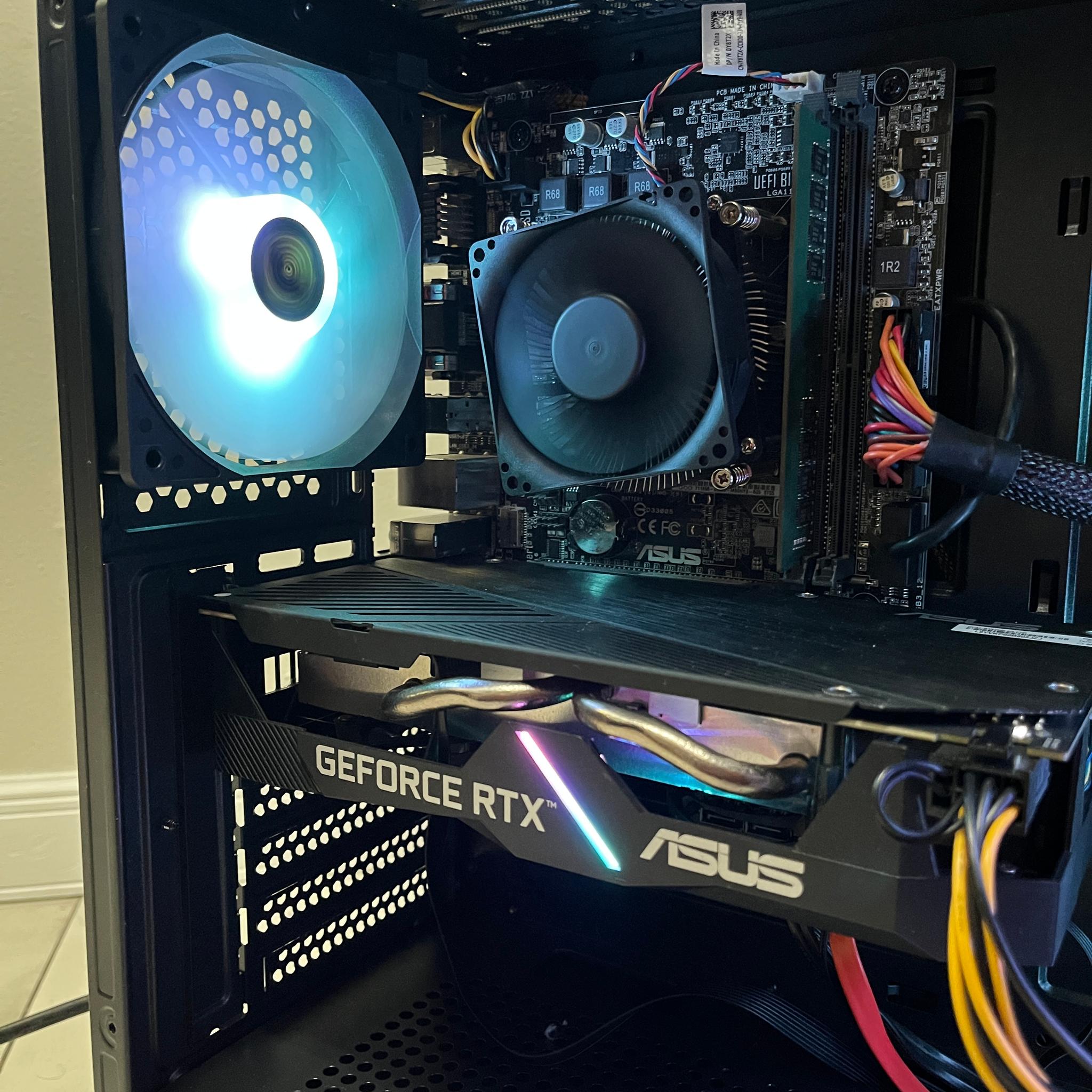 NVIDIA RTX 2060, Intel Core i5-6400, 16GB RAM, 750GB Storage, RGB Gaming PC w/ Wi-Fi & BT