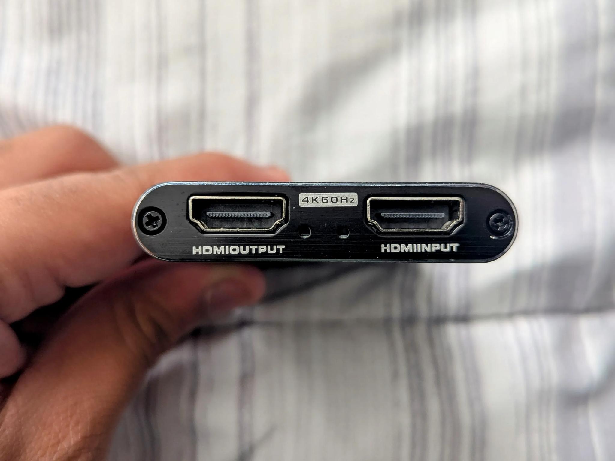 External HDMI Capture Card (1080p @60fps)