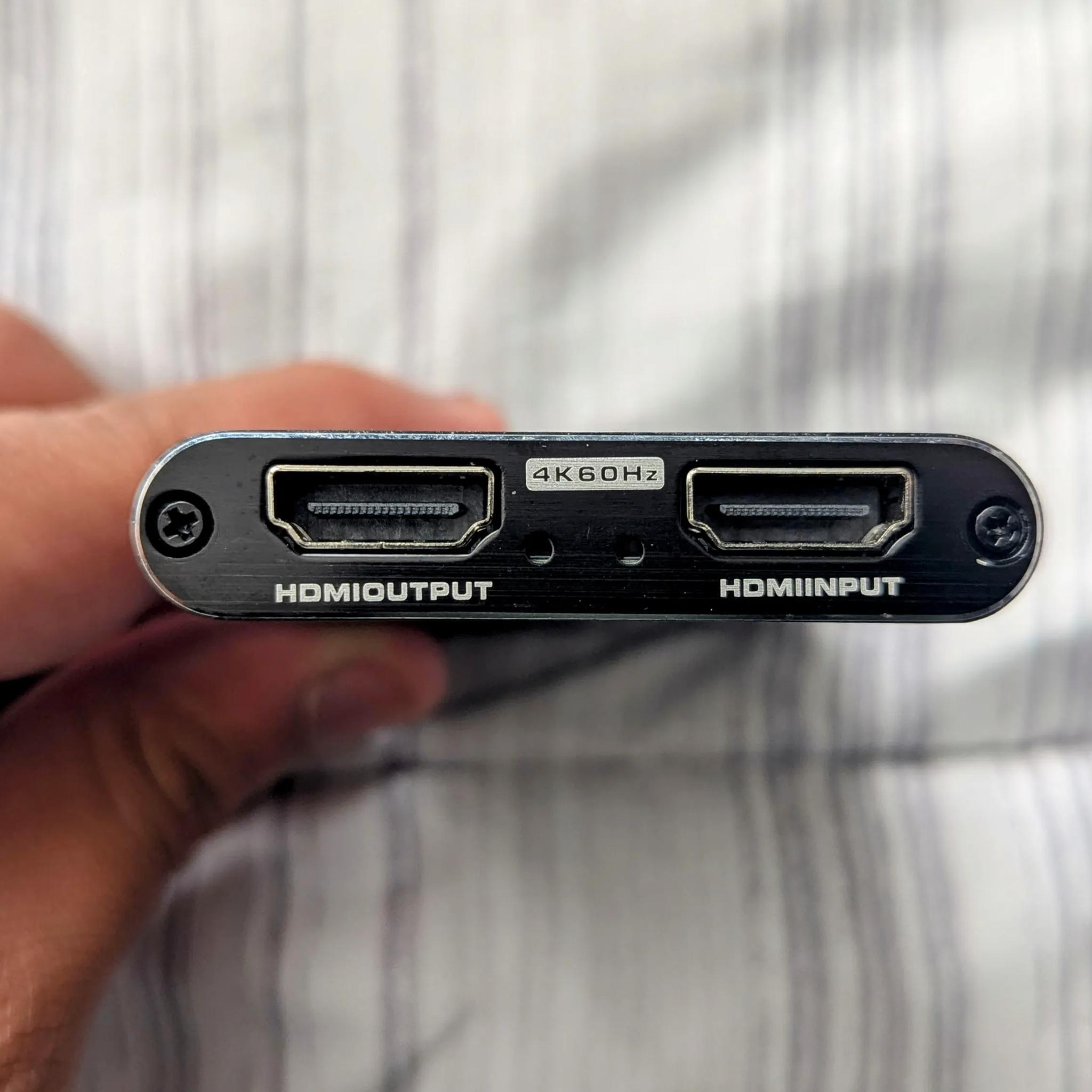 External HDMI Capture Card (1080p @60fps)