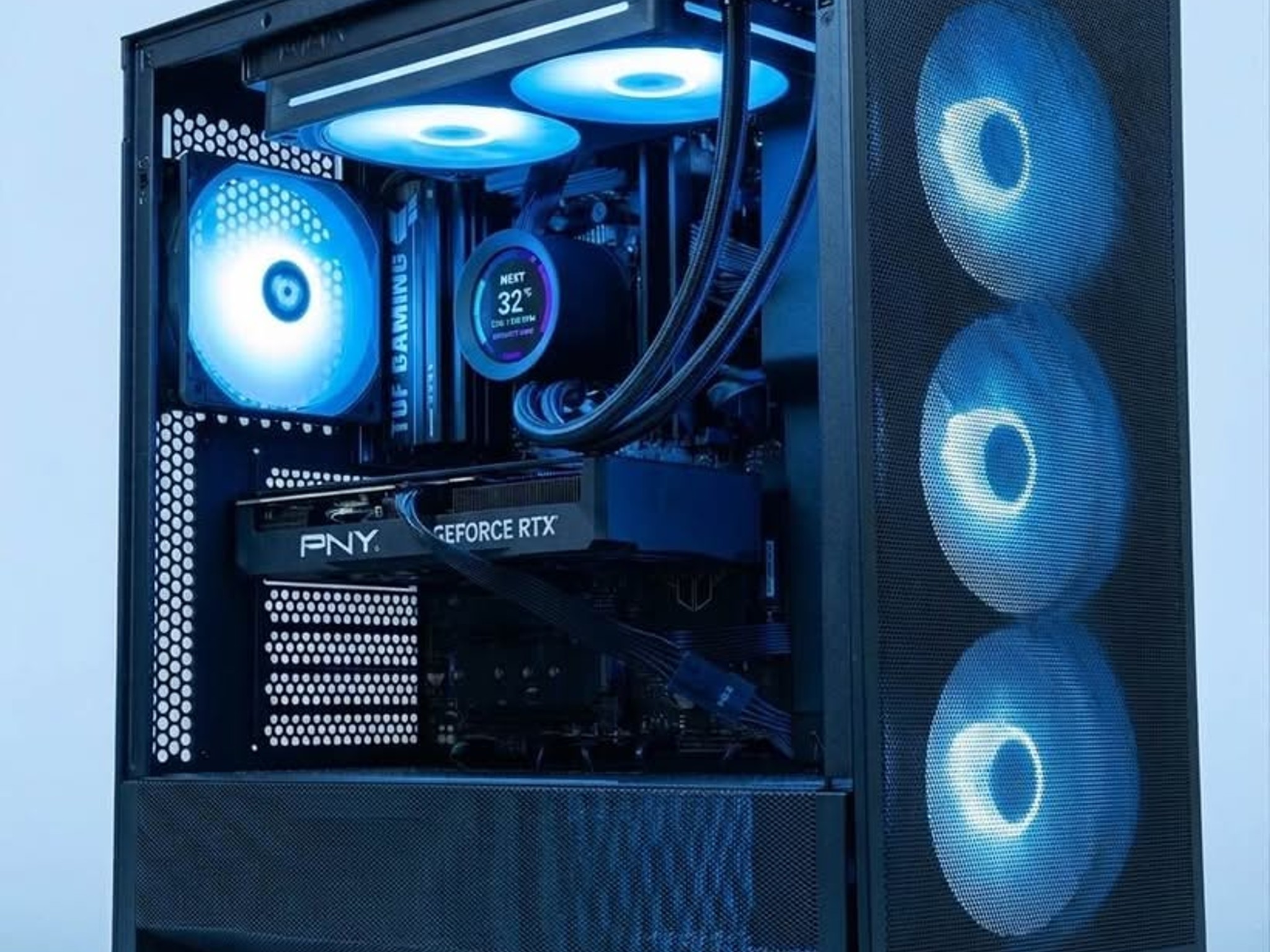 🔥 RTX 4070 Gaming PC | Ryzen 5 7500F | 32GB DDR5 | 1TB NVMe | NZXT AIO + RGB | WiFi | Plug & Play!