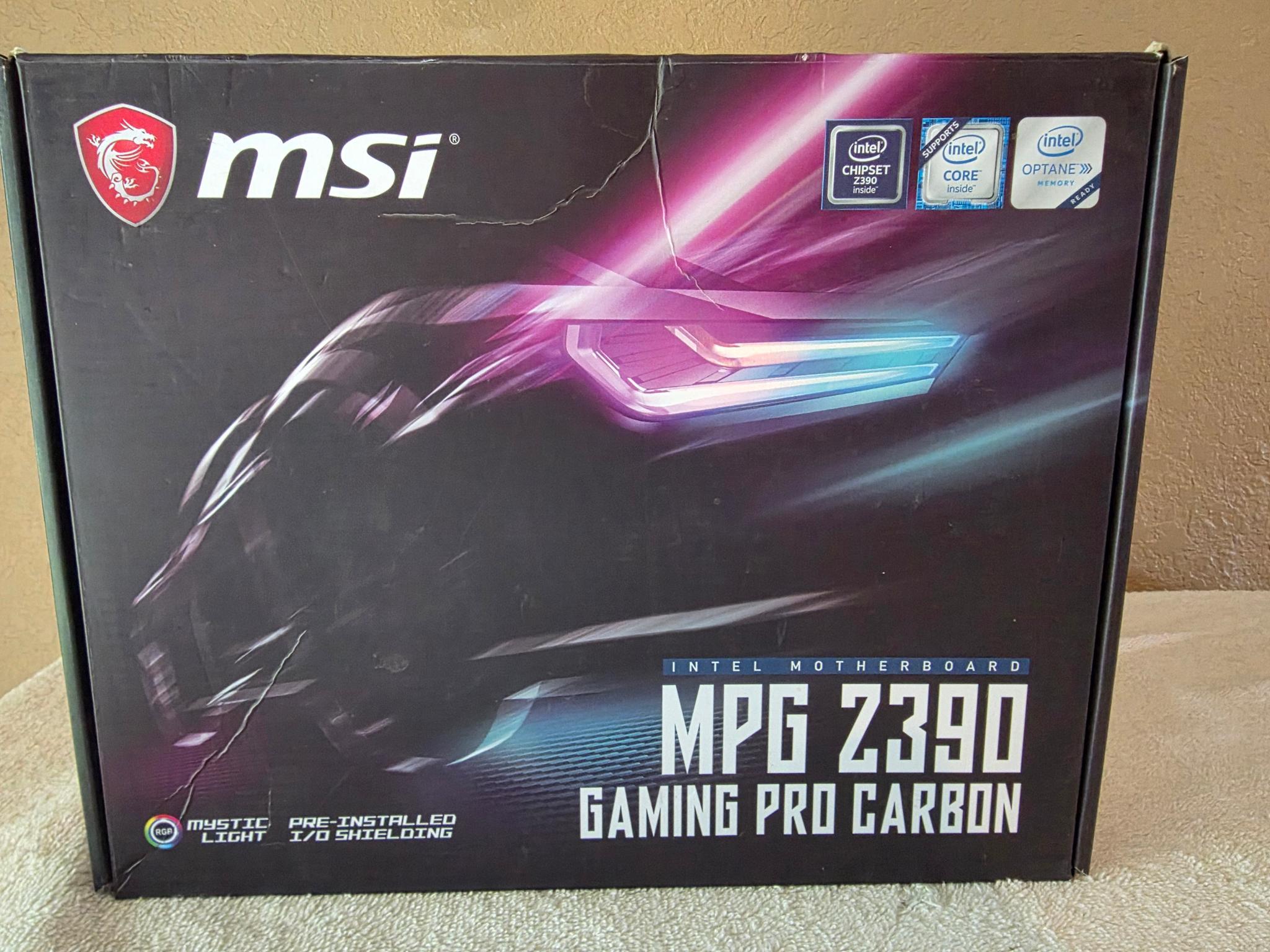 MPG Z390 GAMING PRO CARBON
