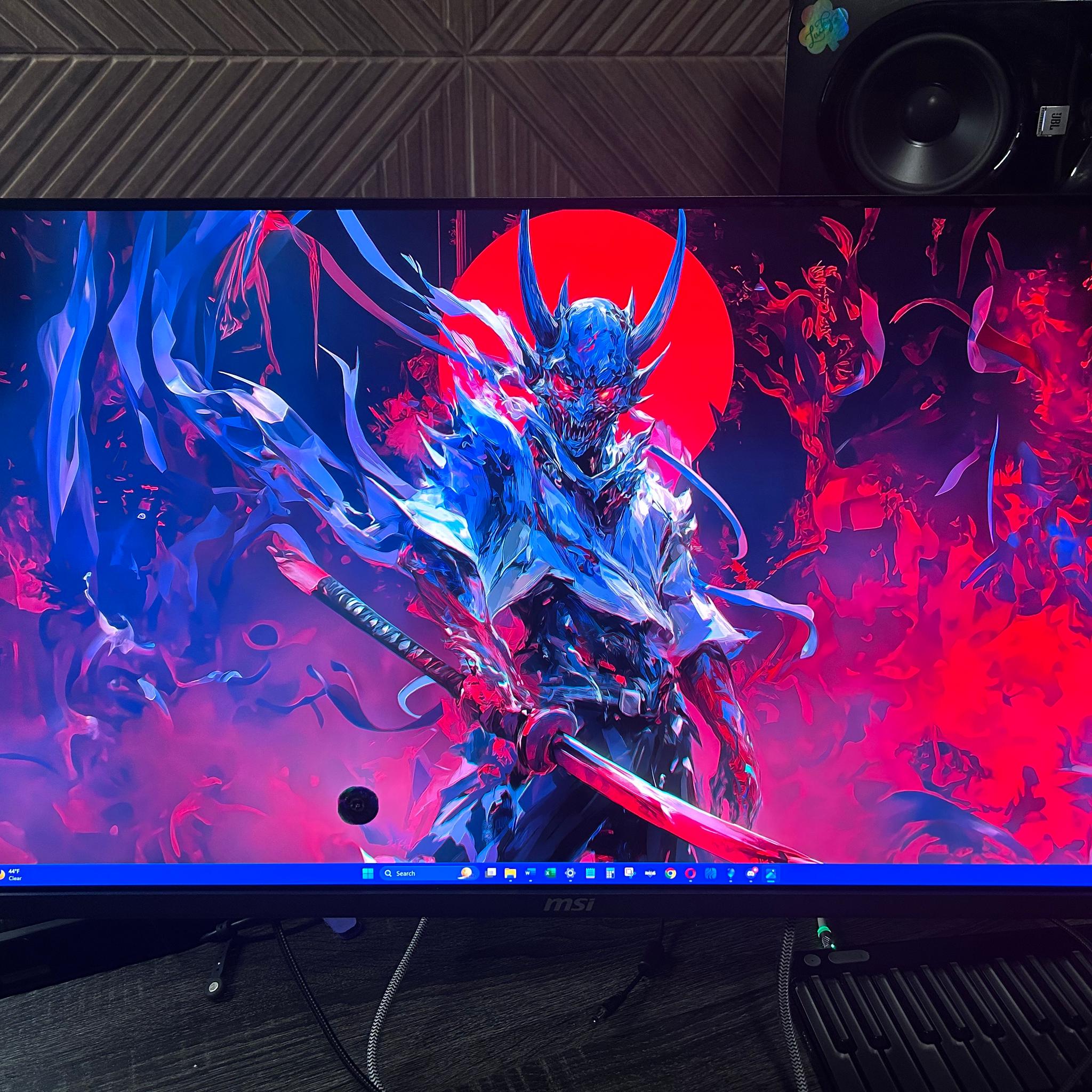 MSI QD-OLED 32" (4K) (165Hz) Gaming Monitor (MAG 321UP) (See Corner Damage) (Accepting Offers)