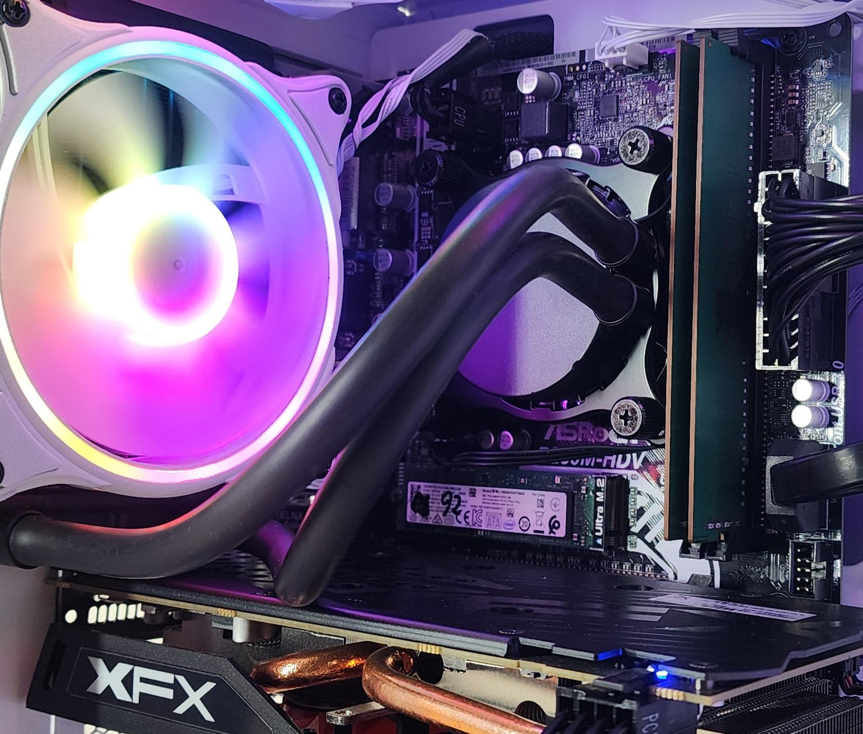Gaming PC i5-6500 8GB RAM 128GB SSD + 500GB HDD RX 570 8GB Windows 11 Computer